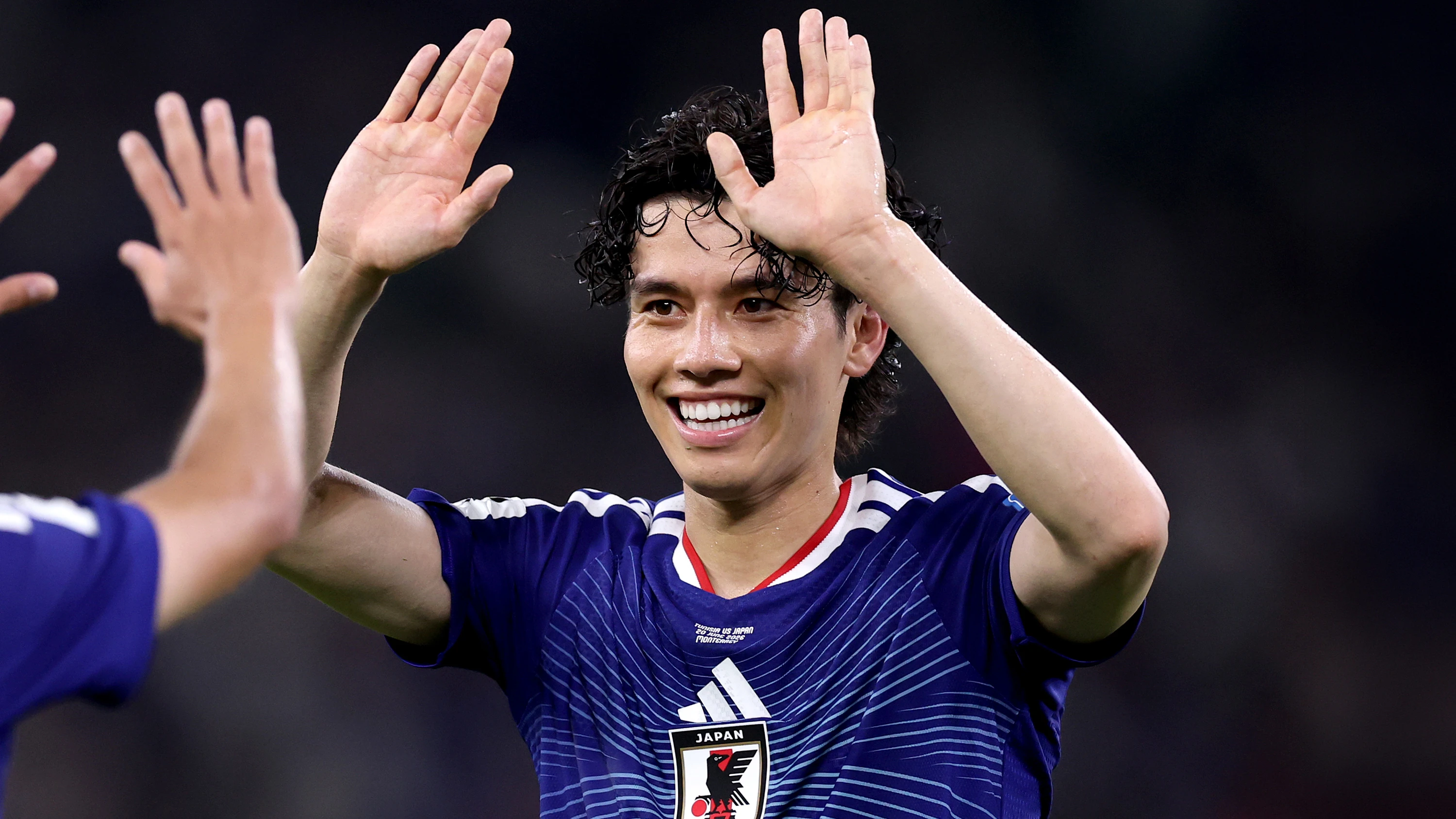 Ao Tanaka Japan Tunisia Jun 26 Celebrating