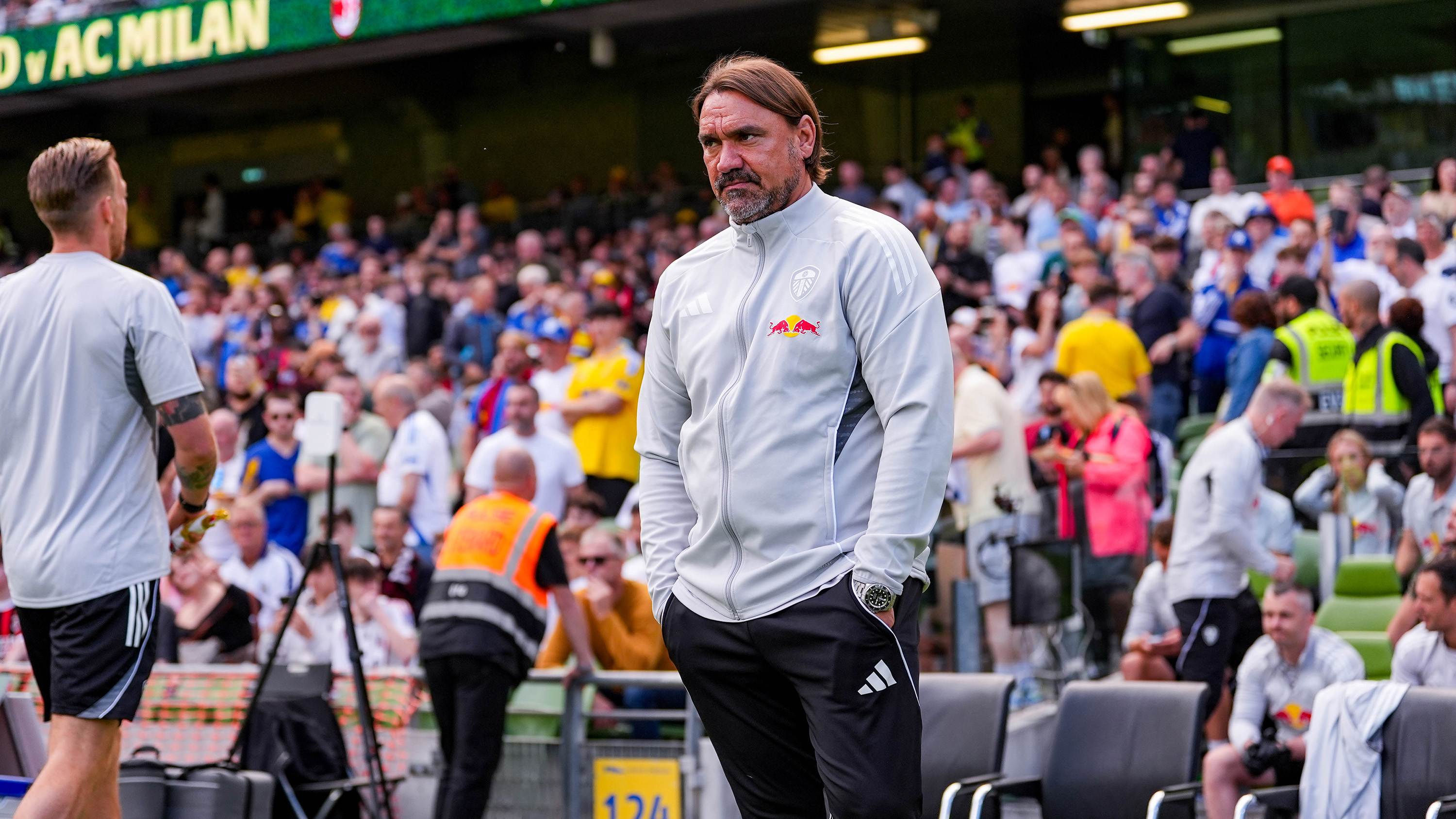 Daniel Farke at Aviva Stadium
