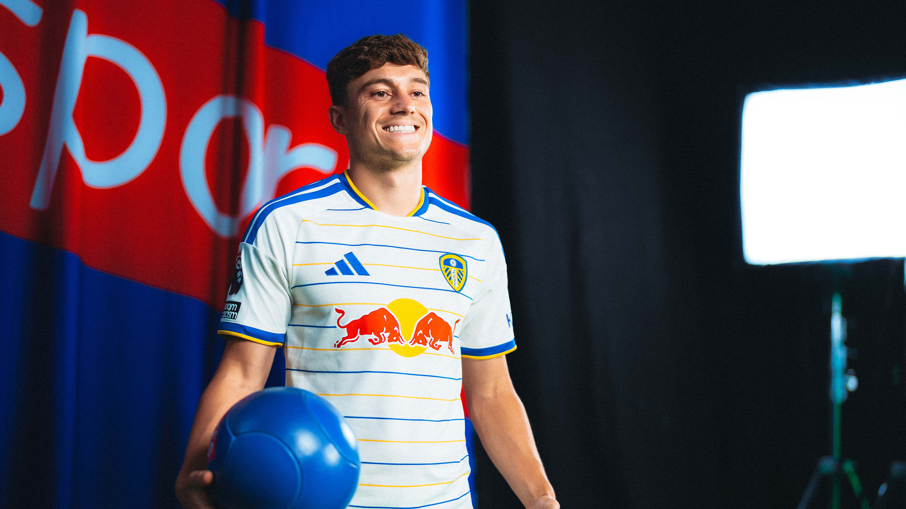 Dan James Media Day Aug 26 Sky Sports Ball
