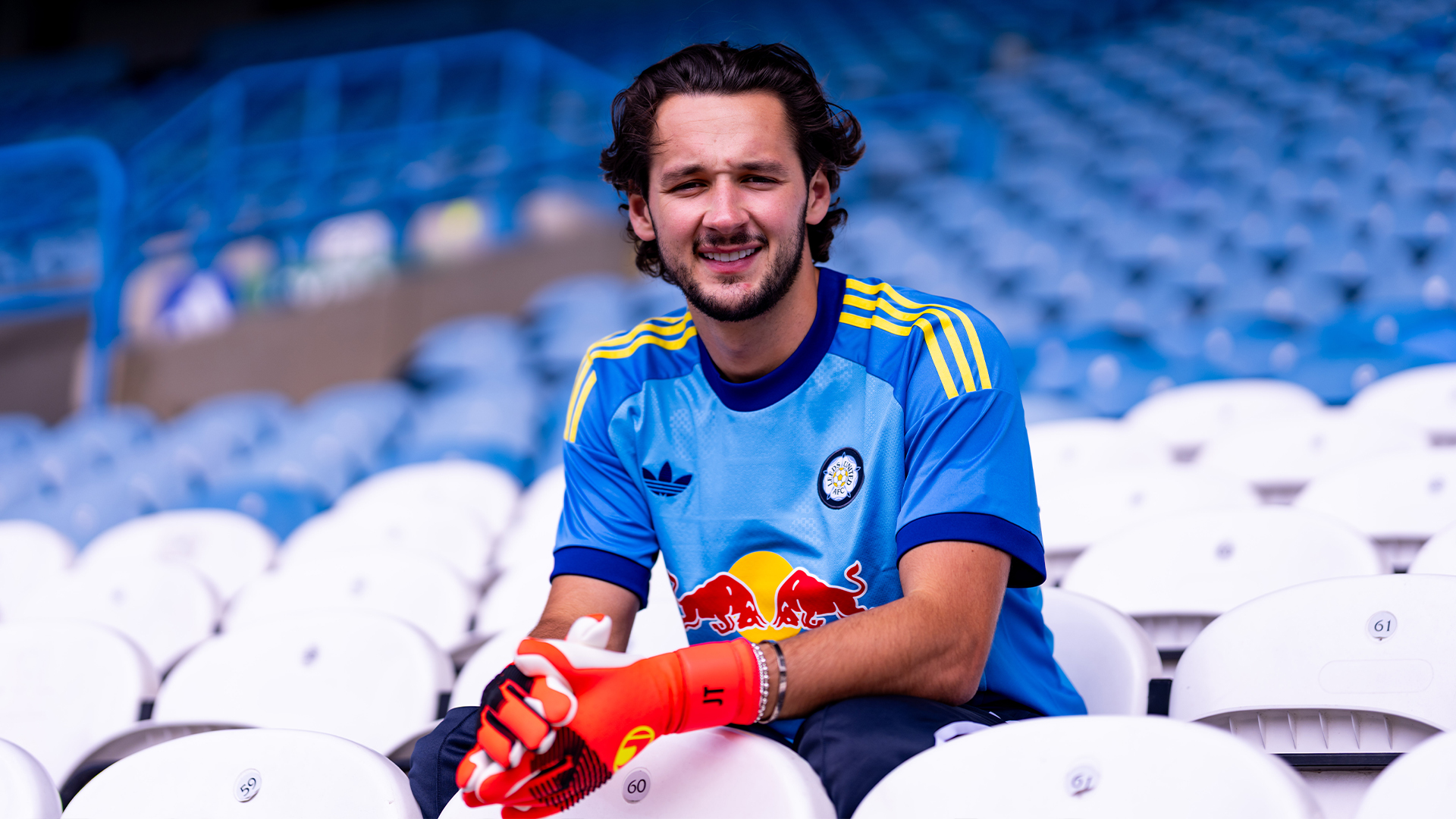 James Trafford New Signing Aug 26 Smiling in stands