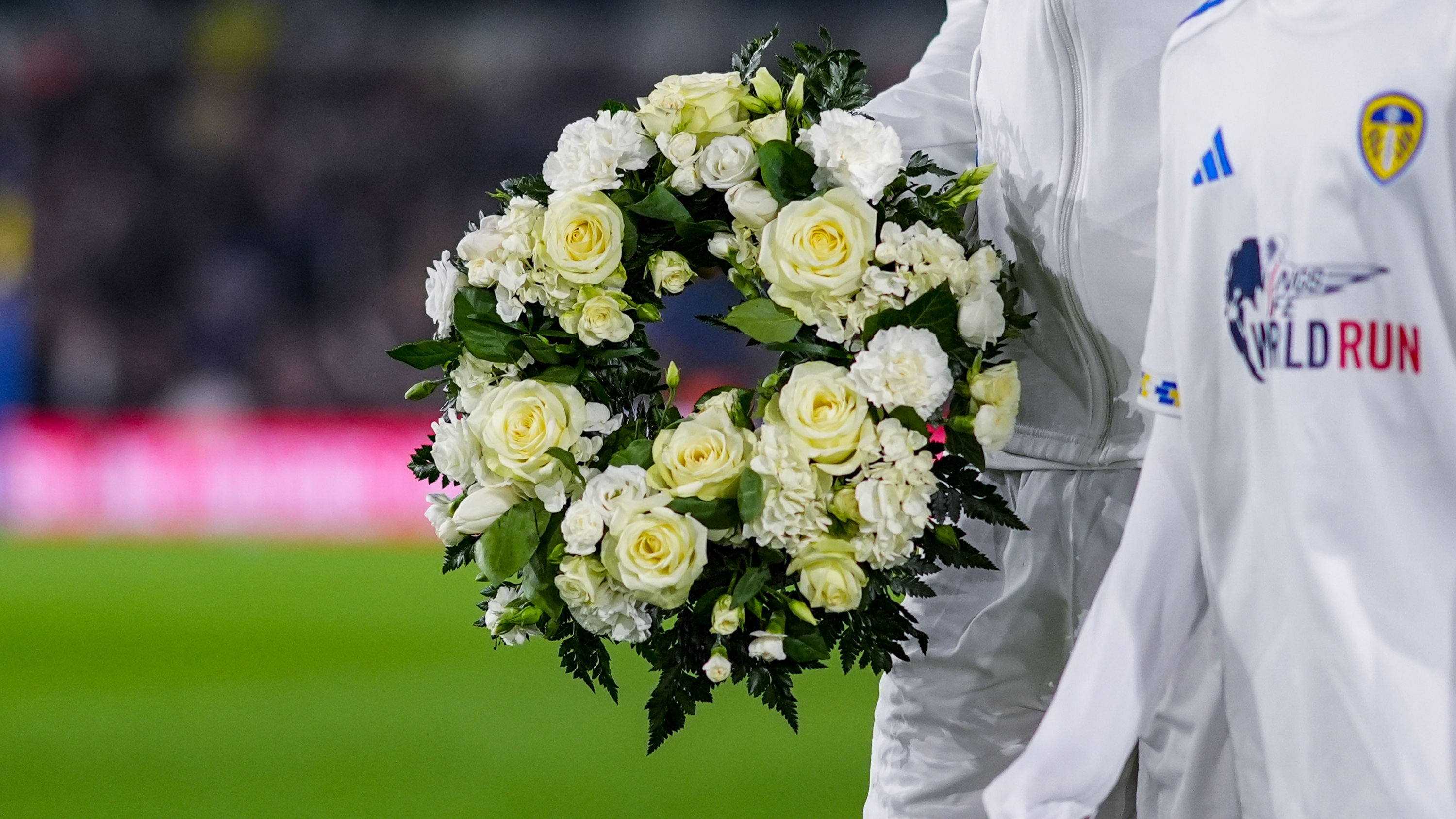 Chris and Kev Wreath Brentford March 26