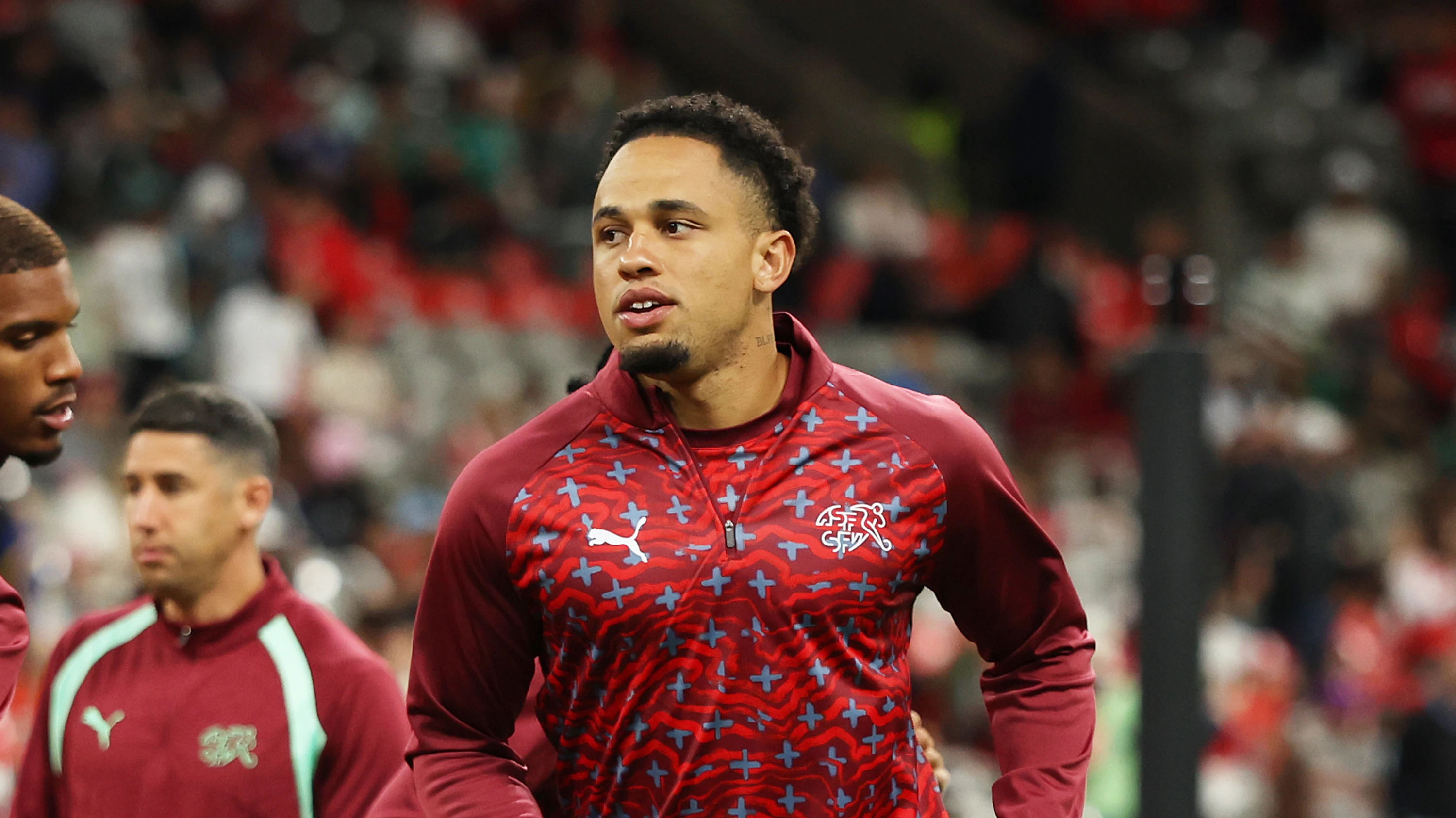 Noah Okafor Switzerland Algeria Jul 26 Warm Up