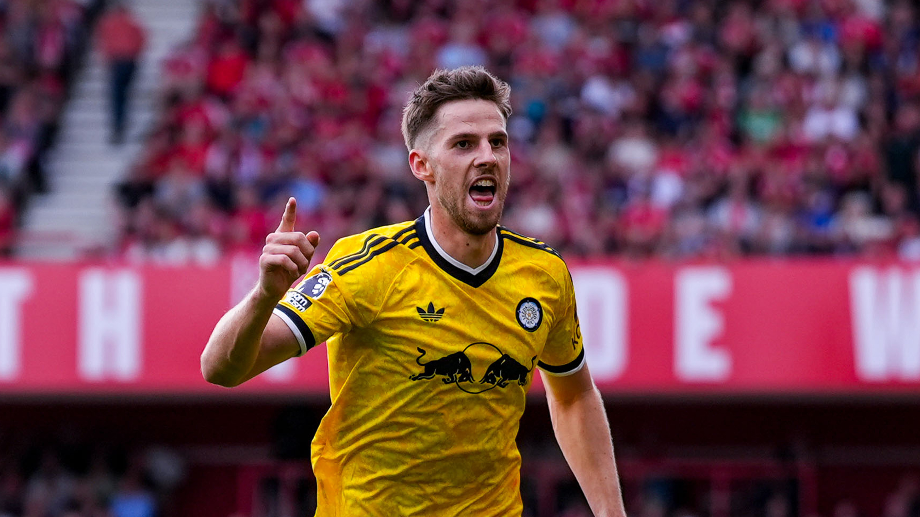 Anton Stach Nottingham Forest Aug 26 Running celebrating