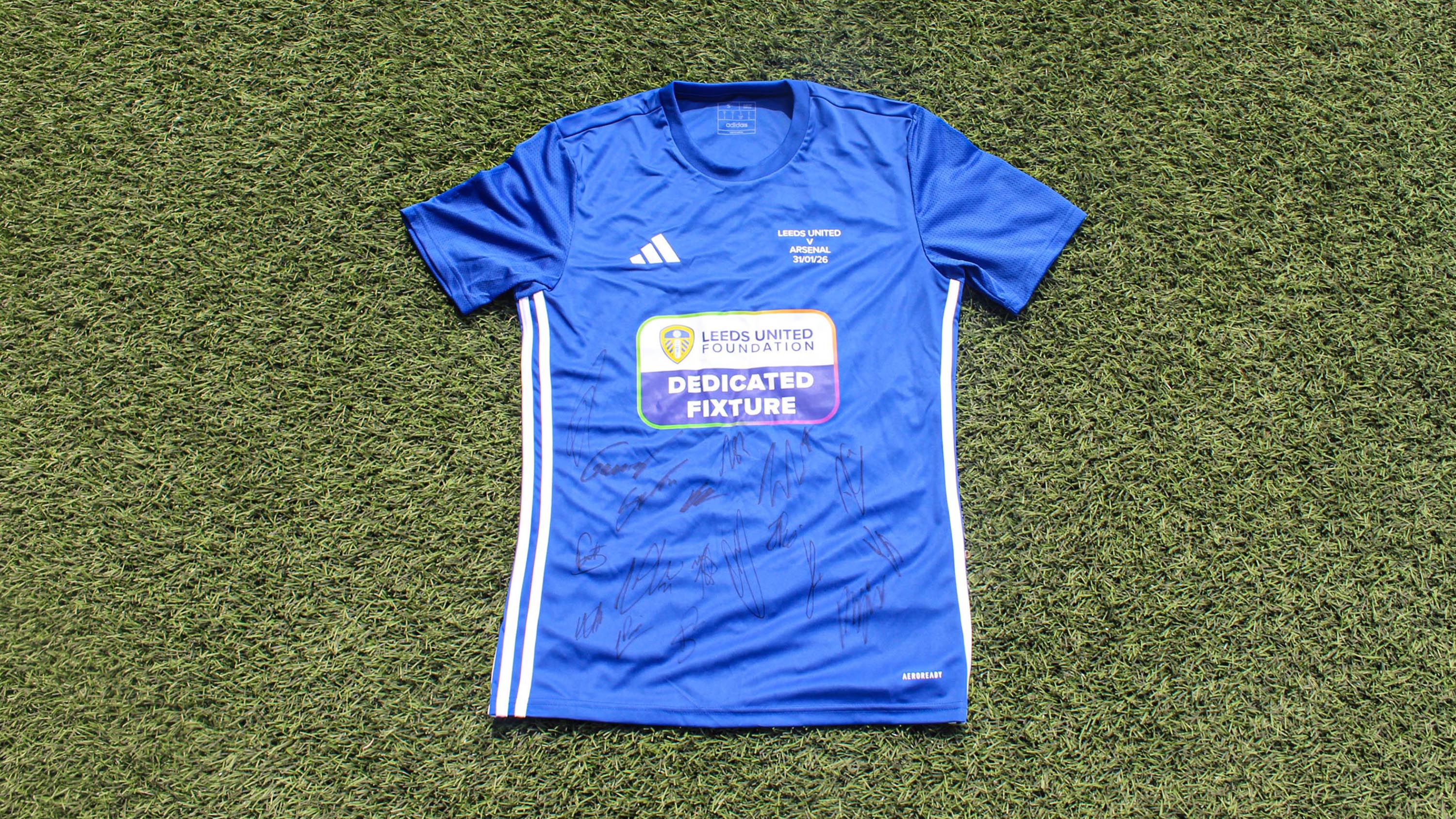 Dedicated fixture shirt raffle