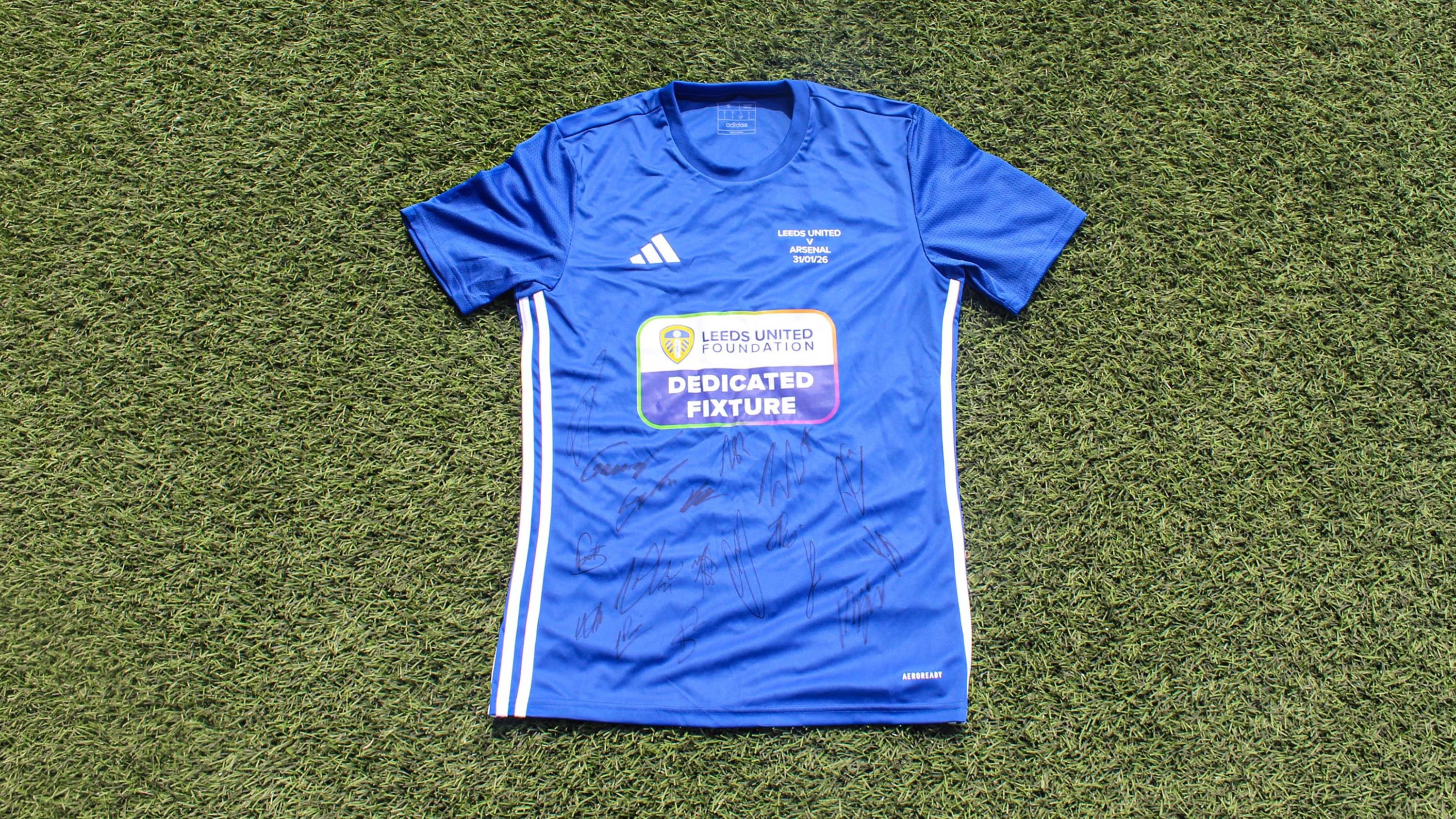 Dedicated fixture shirt raffle