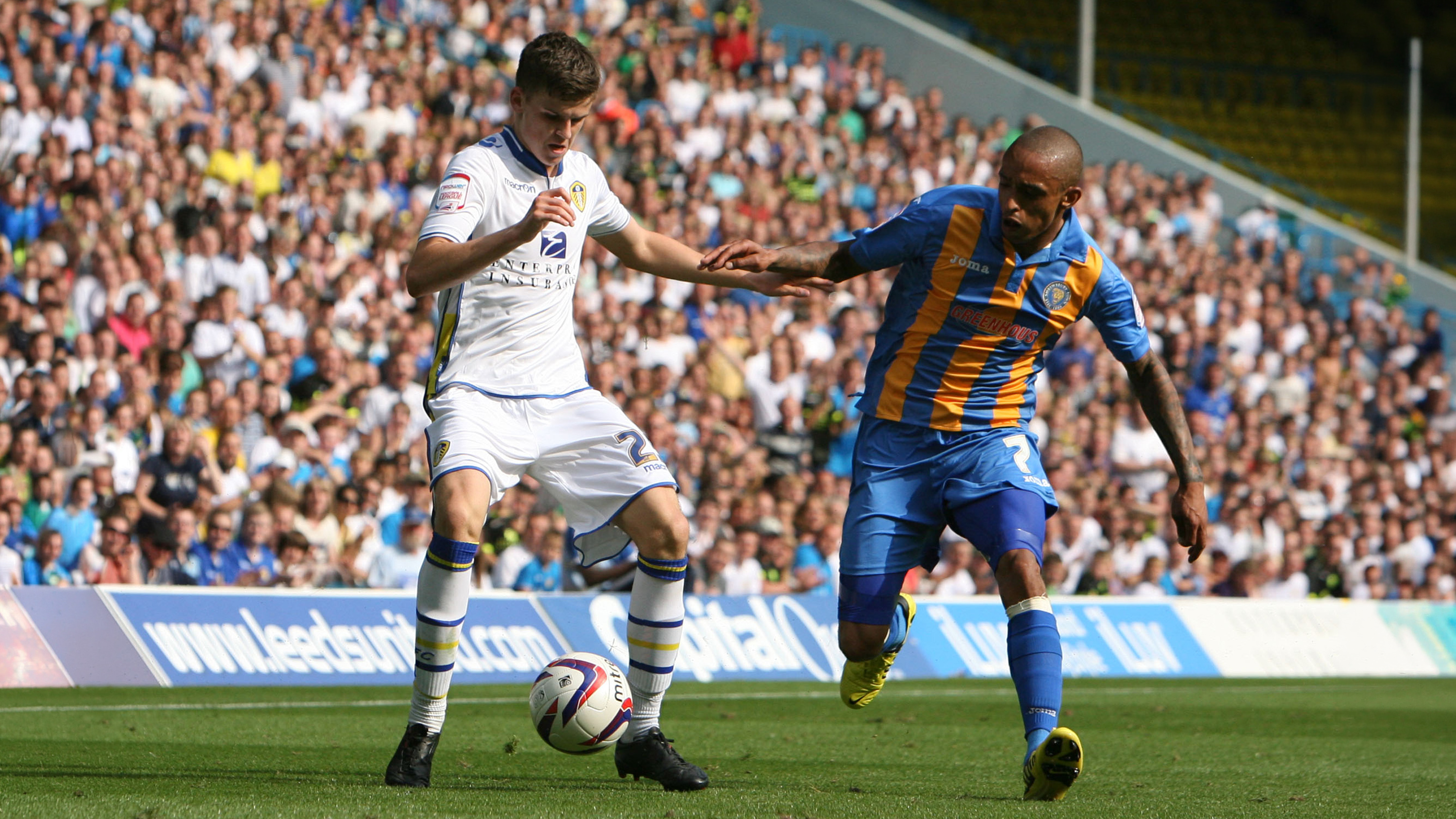 Sam Byram Shrewsbury Aug 12 Debut