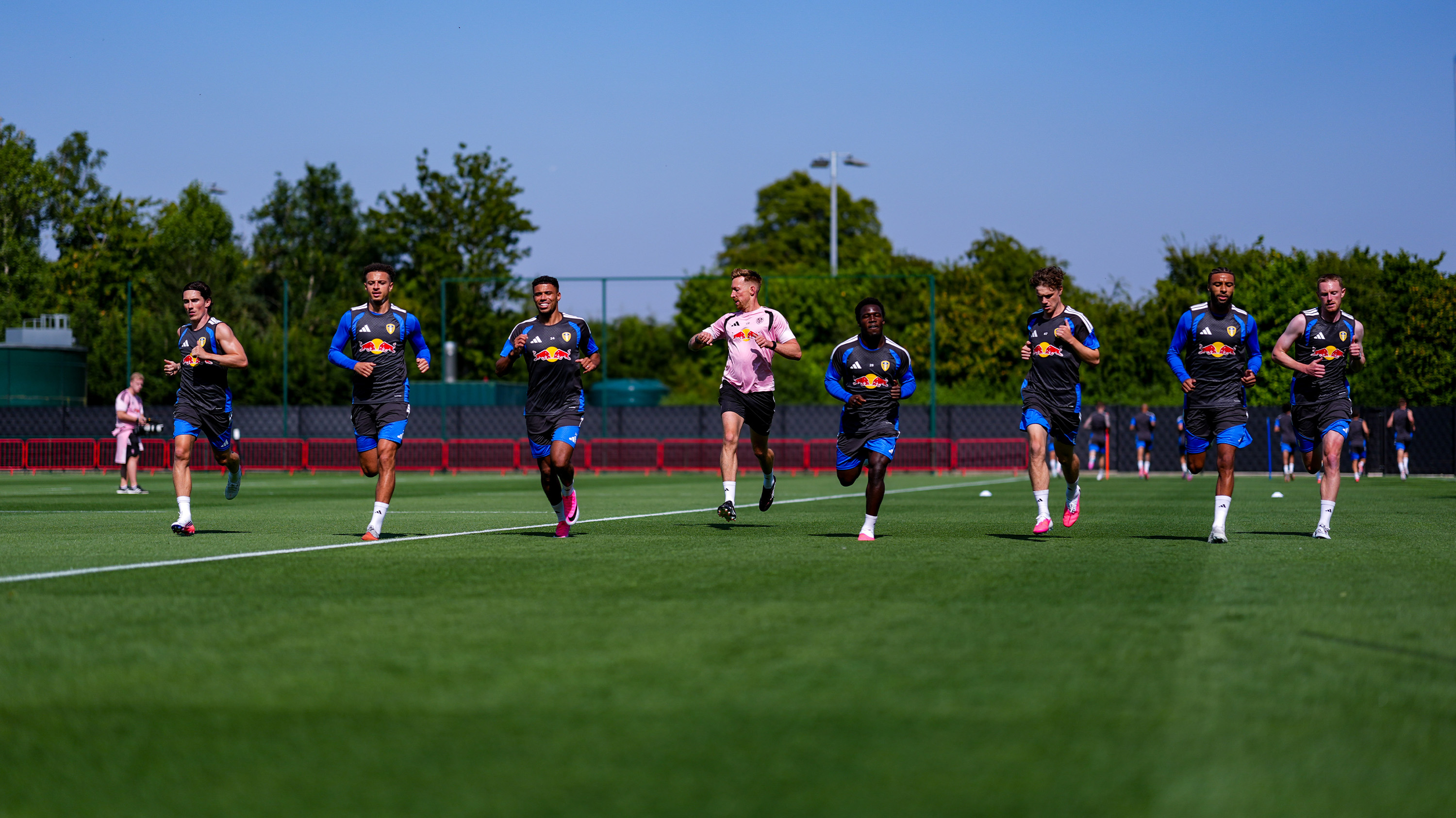 Seven Players Training Thorp Arch Jul 26 Running Drill