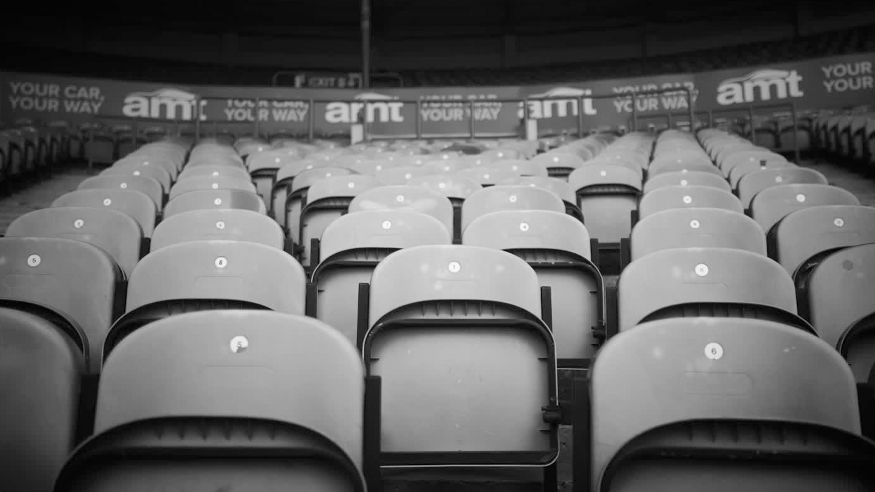 Elland Road Black and White Seats