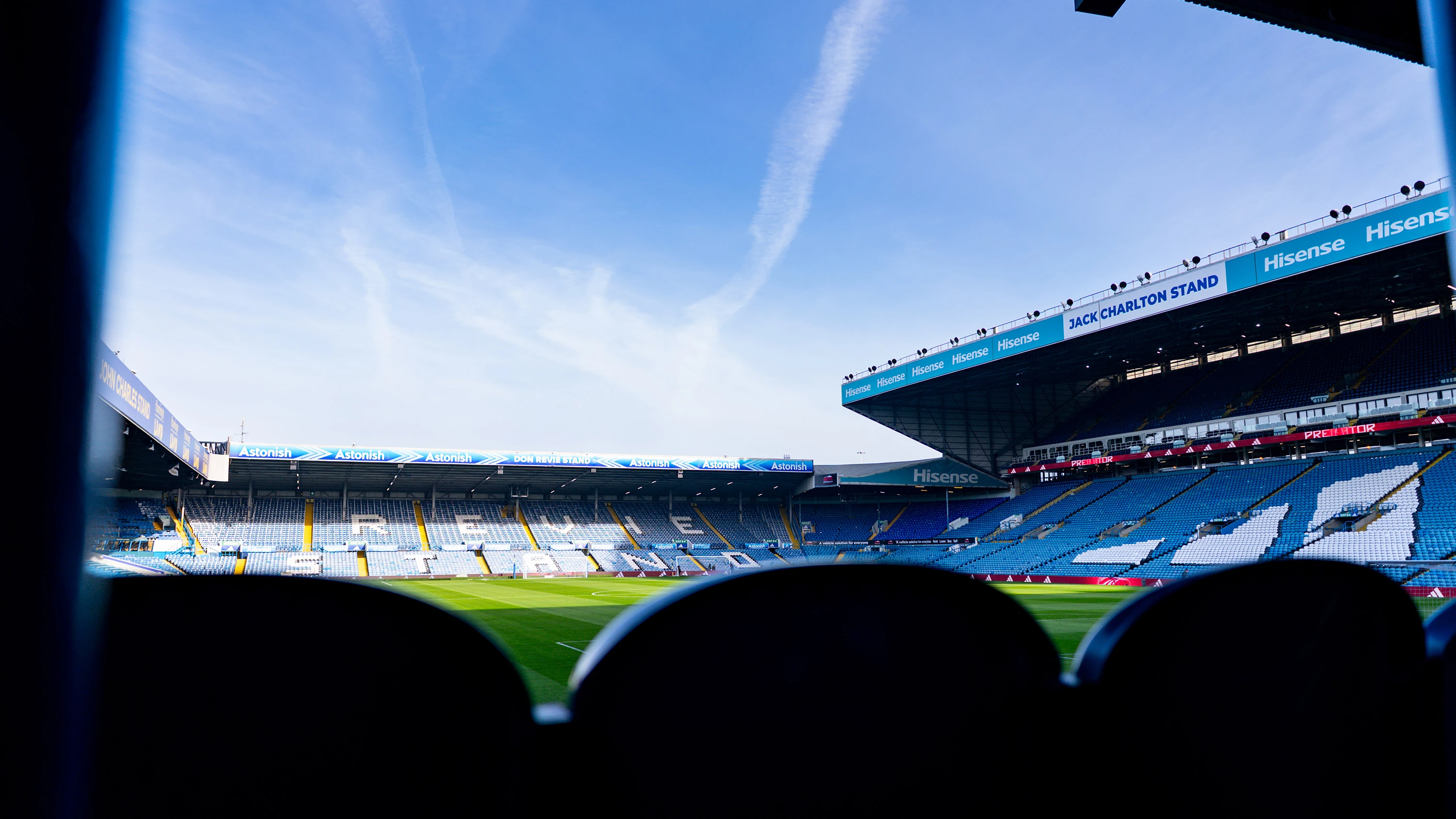 Elland Road sunlight