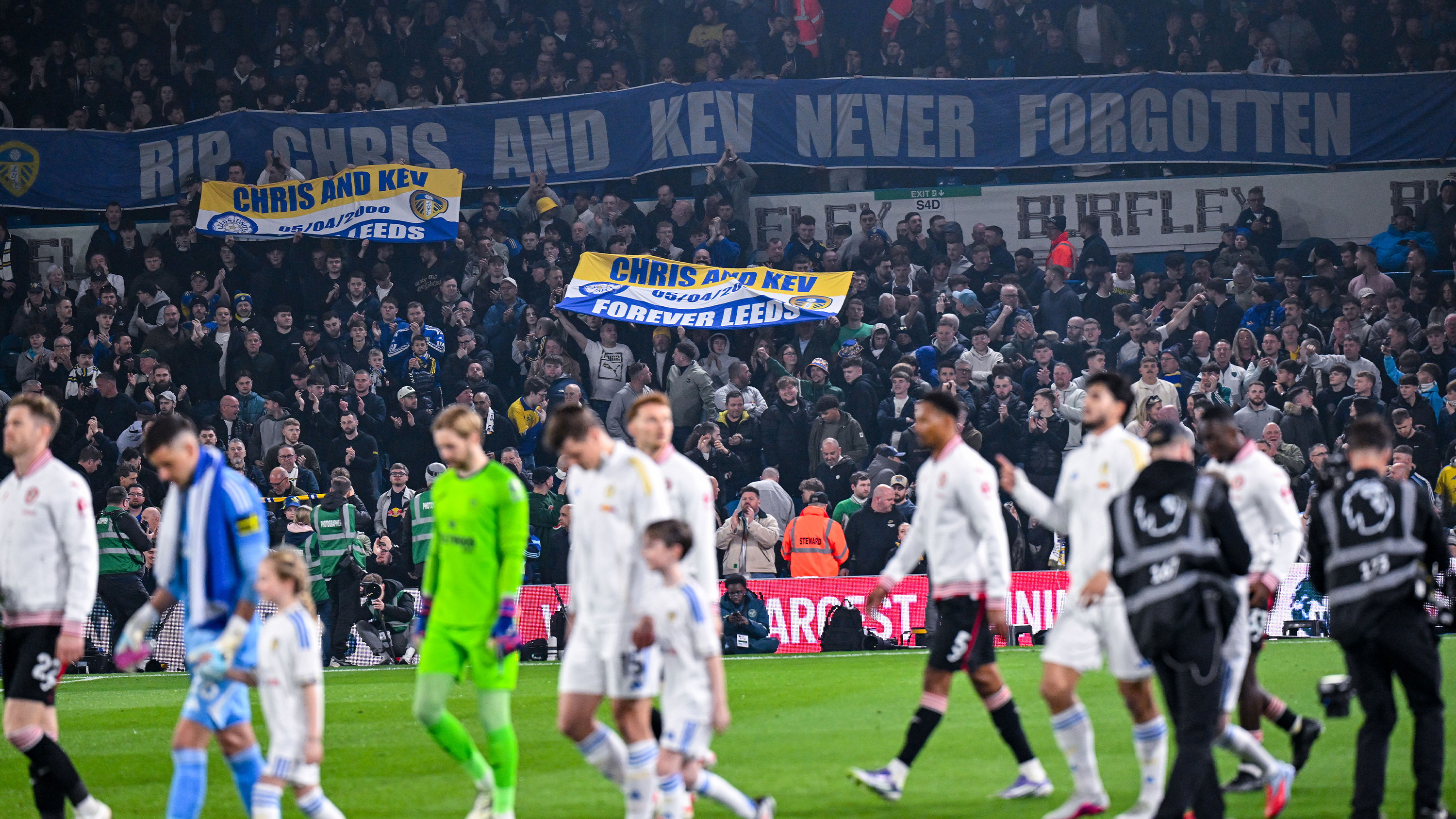Chris and Kev Brentford Mar 26 Walkout