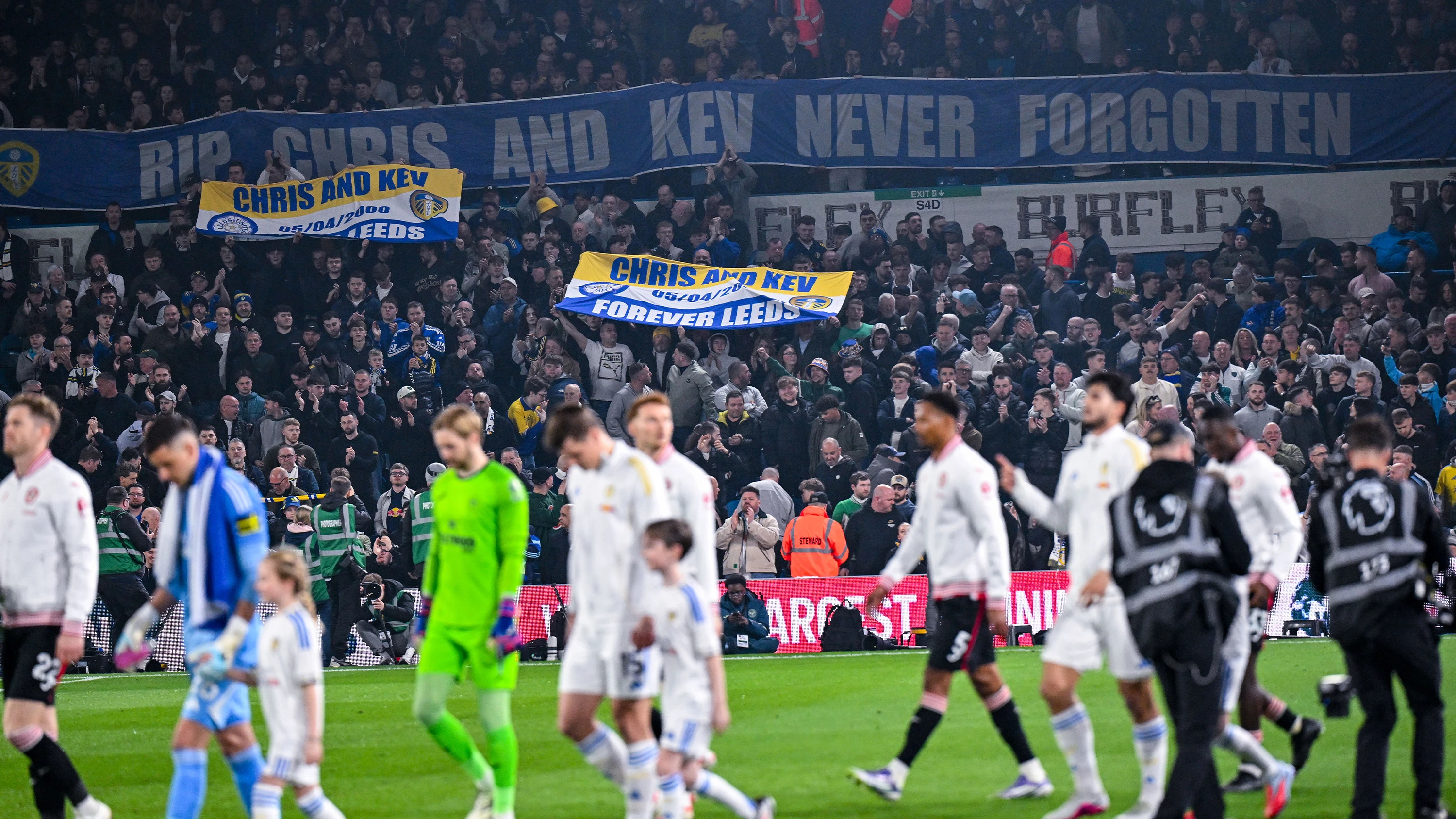 Chris and Kev Brentford Mar 26 Walkout