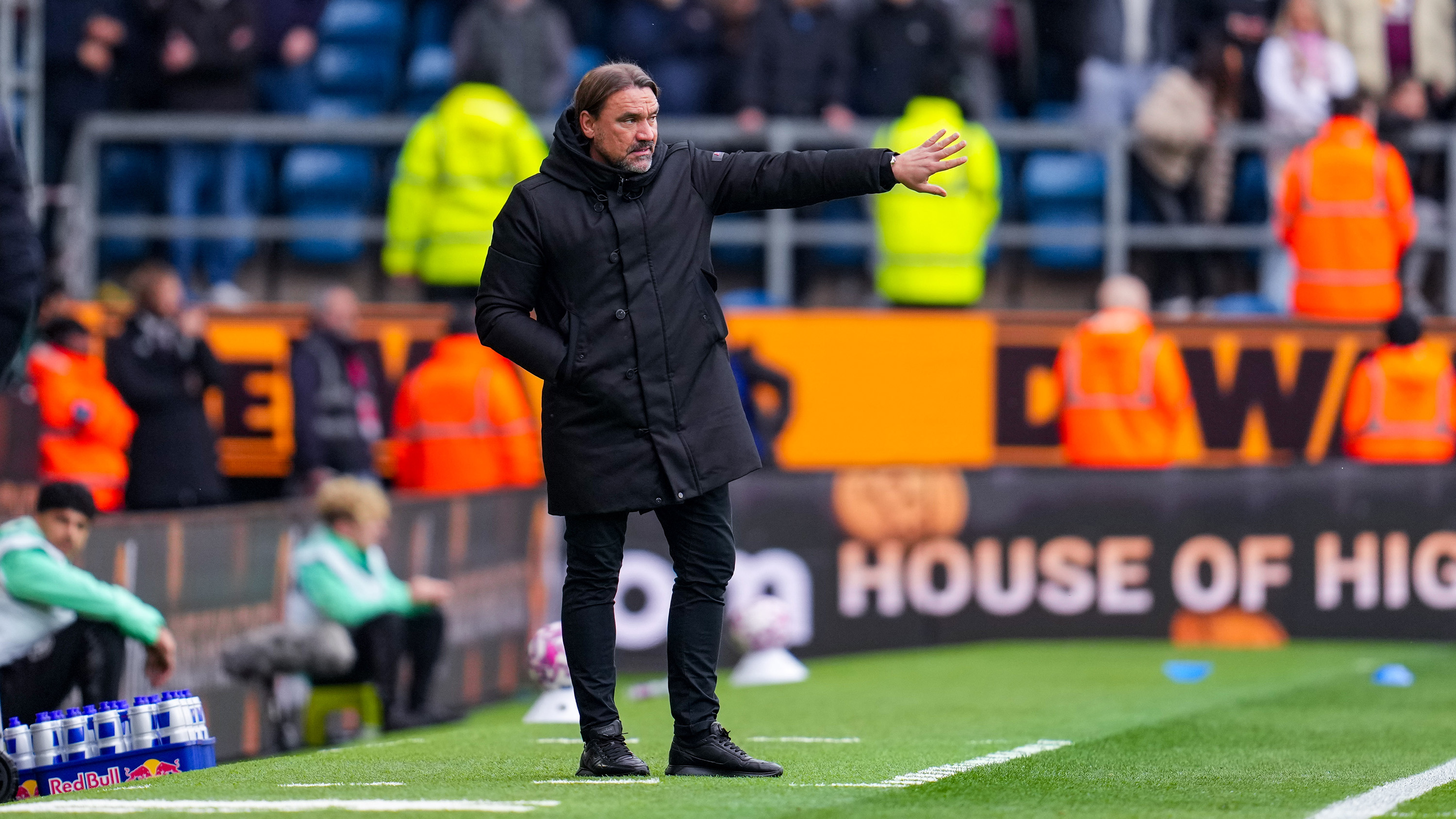 Daniel Farke at Turf Moor