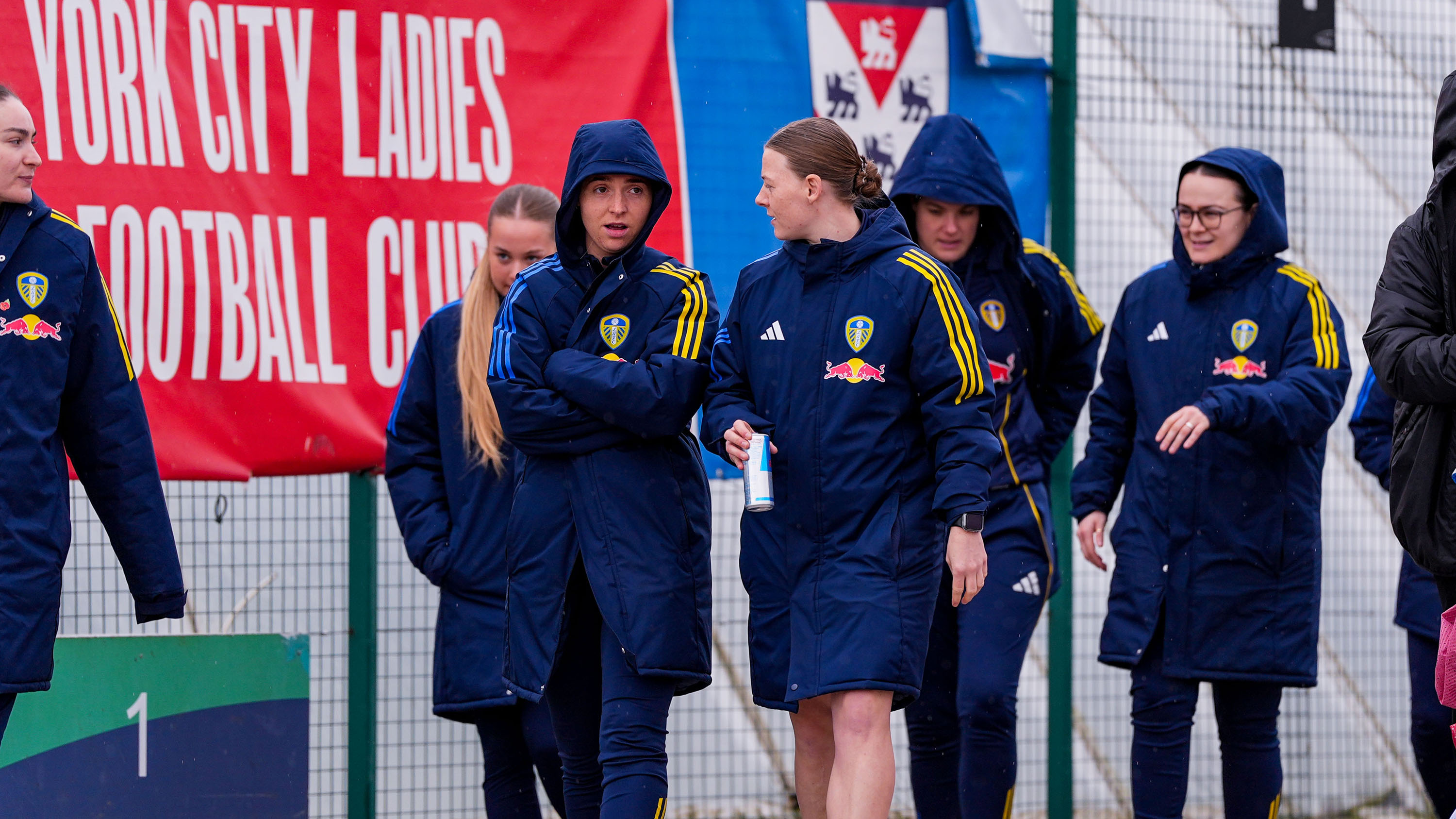 Ellie White Emily Cassidy arrivals vs York