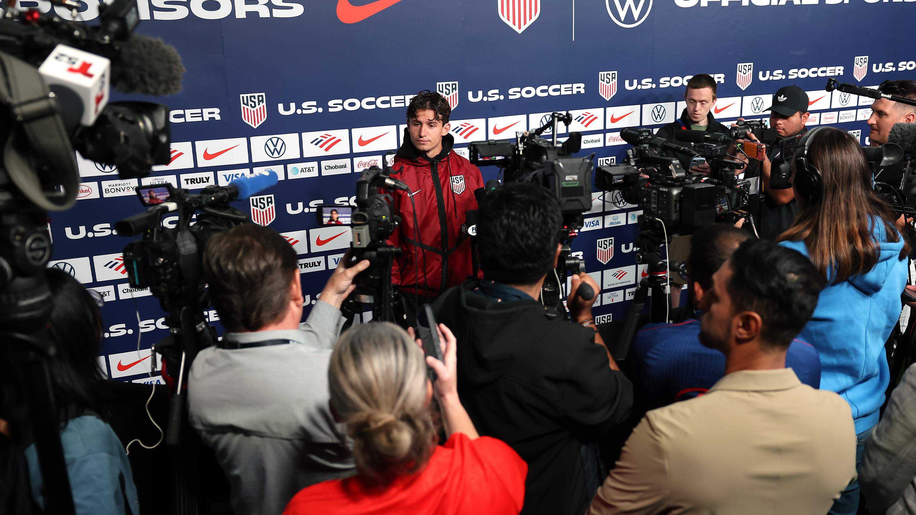Brenden Aaronson USMNT Jun 26 Press