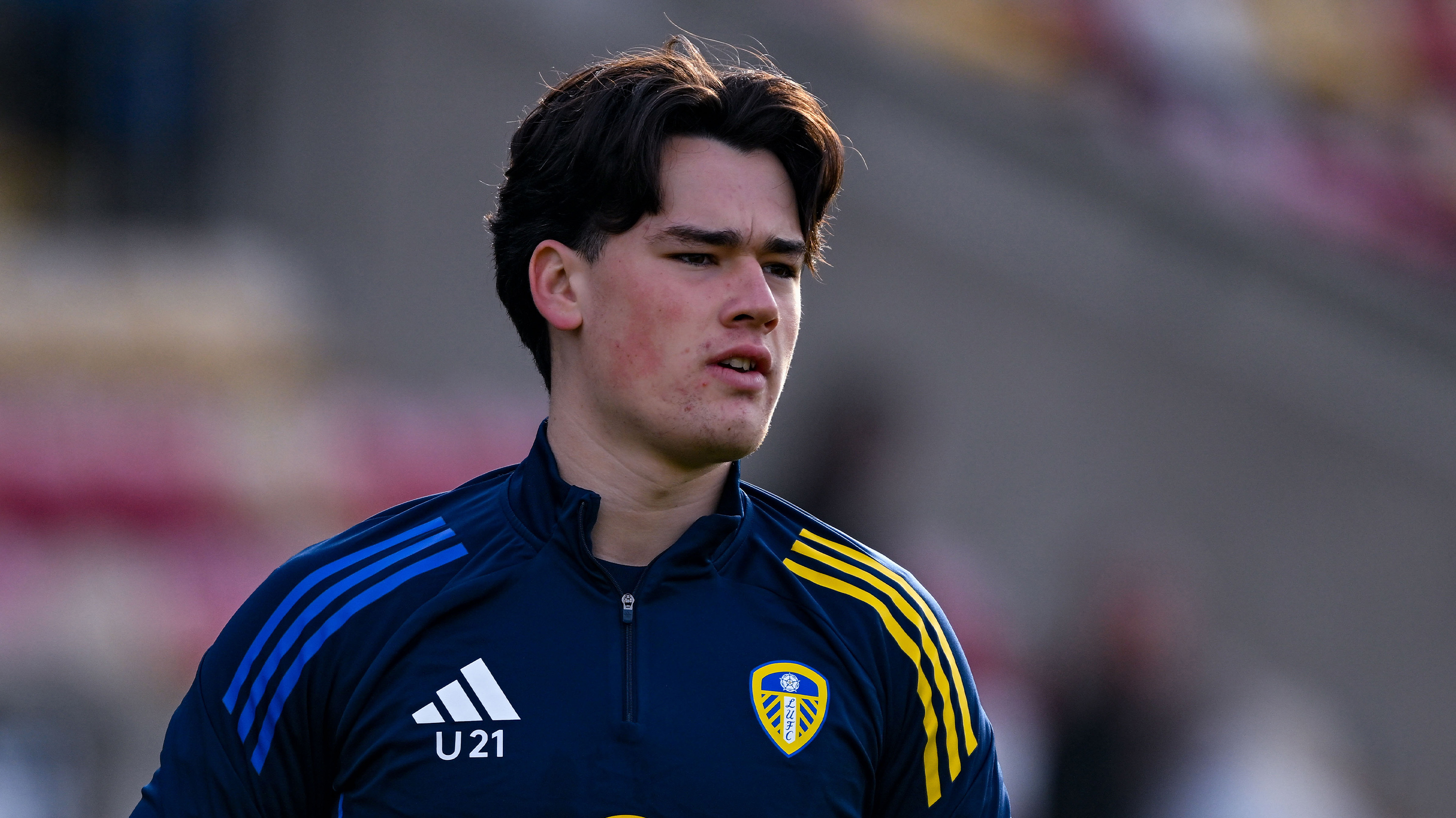 Robbie Cook Arsenal U21 Feb 26 Warm Up