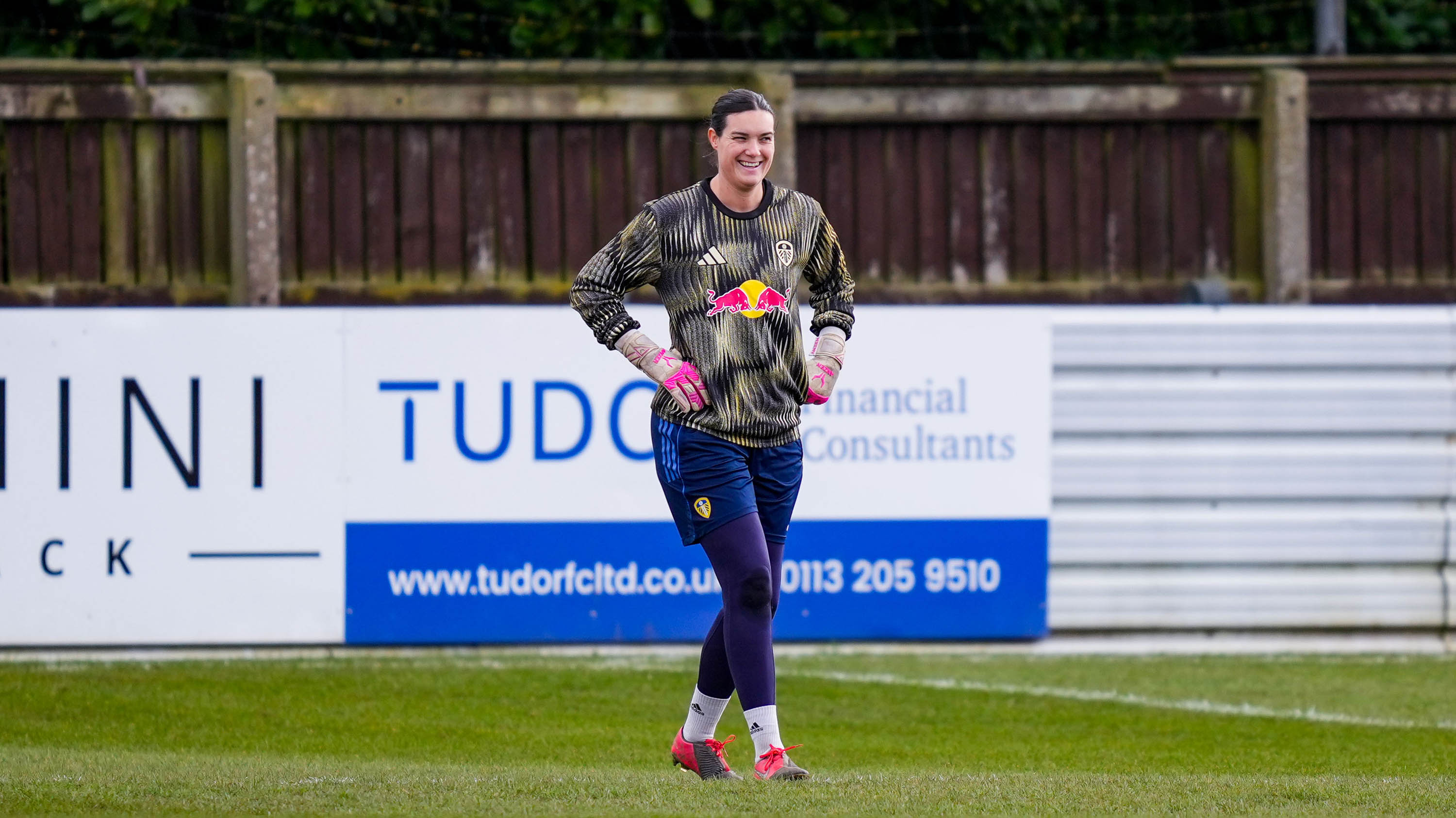 Carrie Simpson pre-match