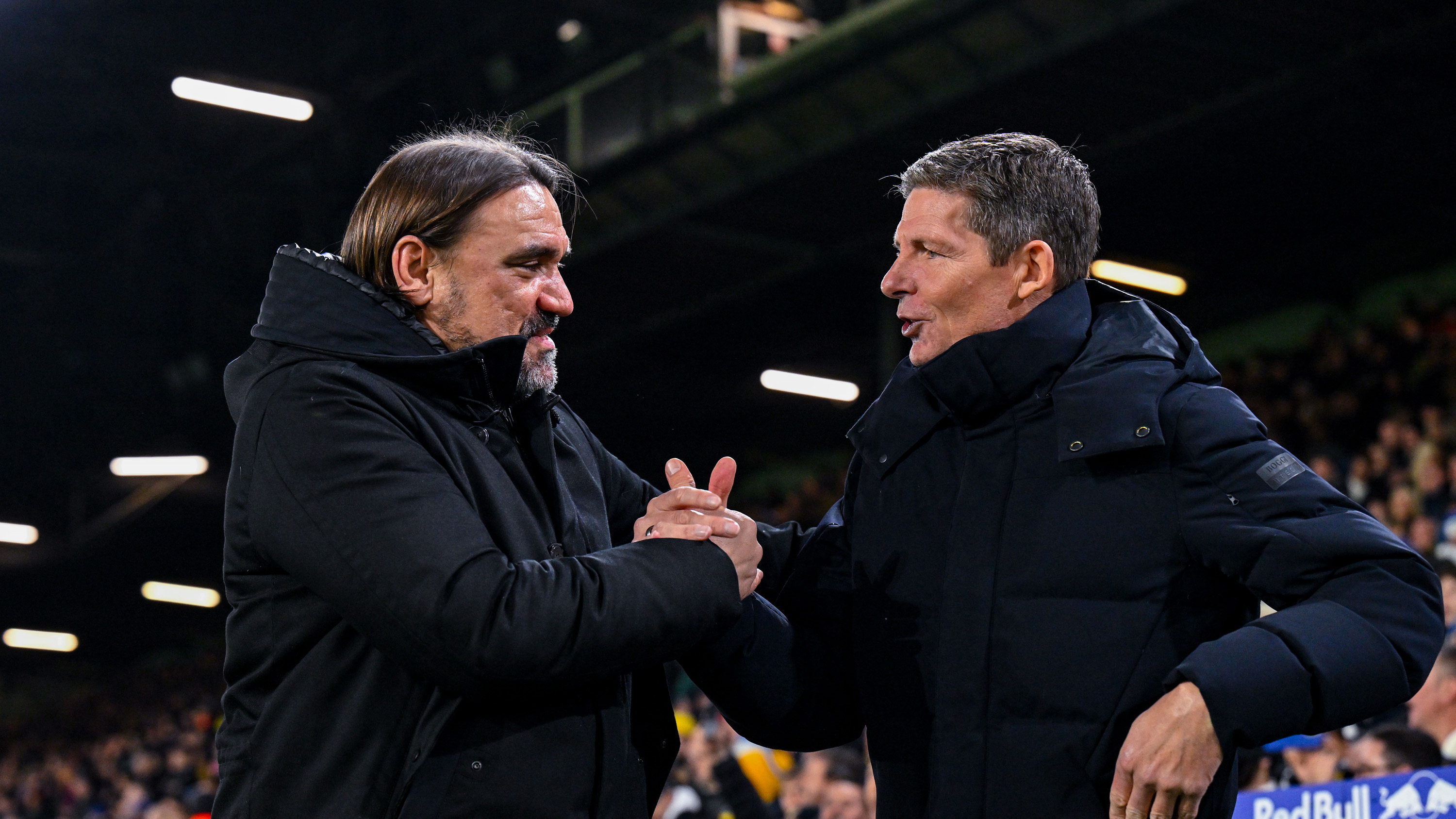 Farke with Glasner pre Palace