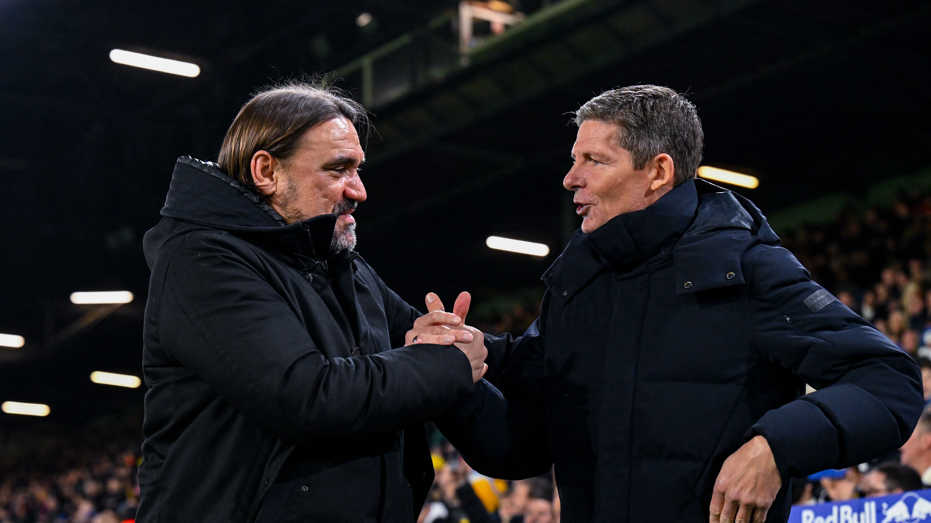 Farke with Glasner pre Palace