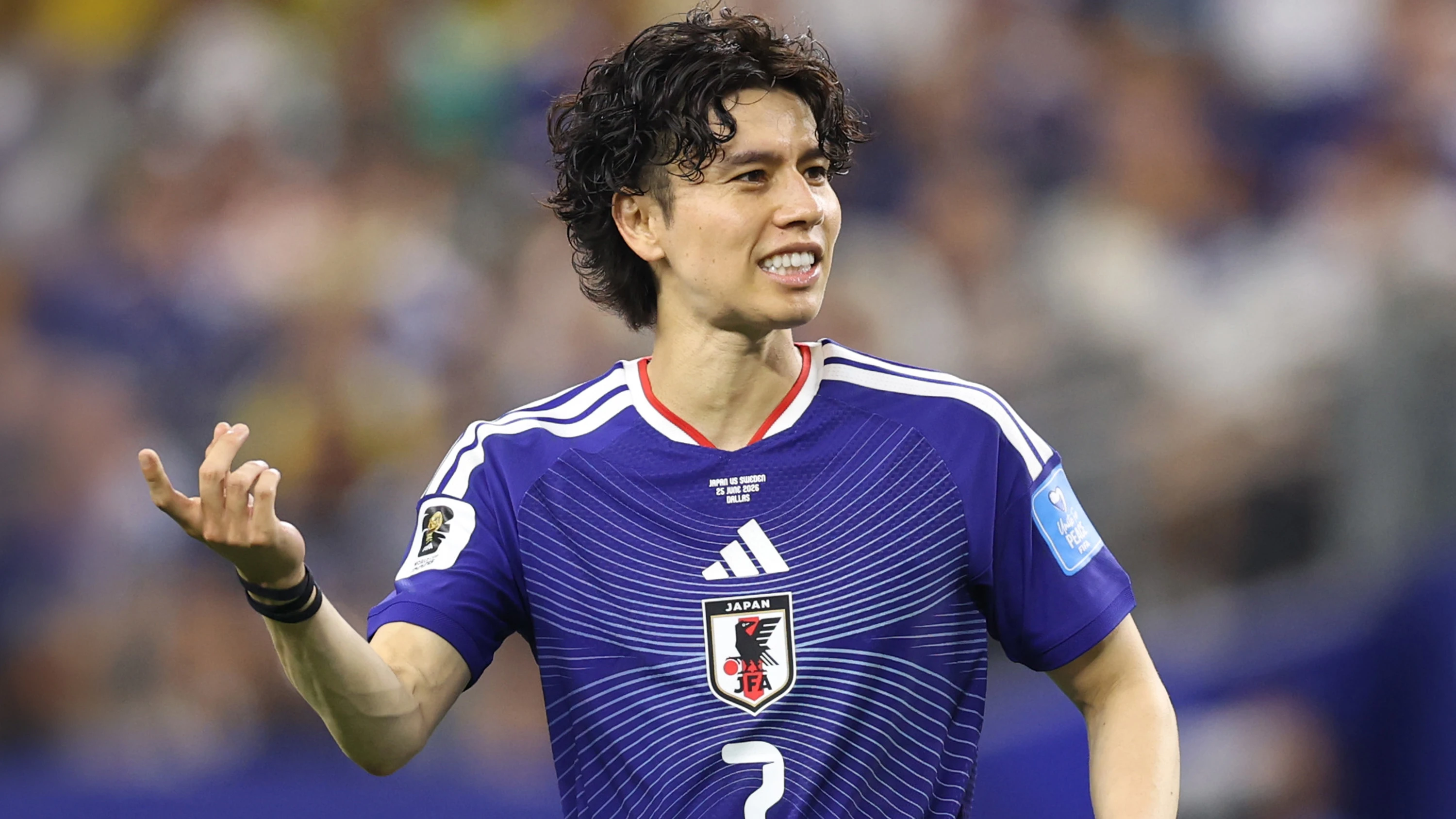 Ao Tanaka Japan Sweden Jun 26 Pointing