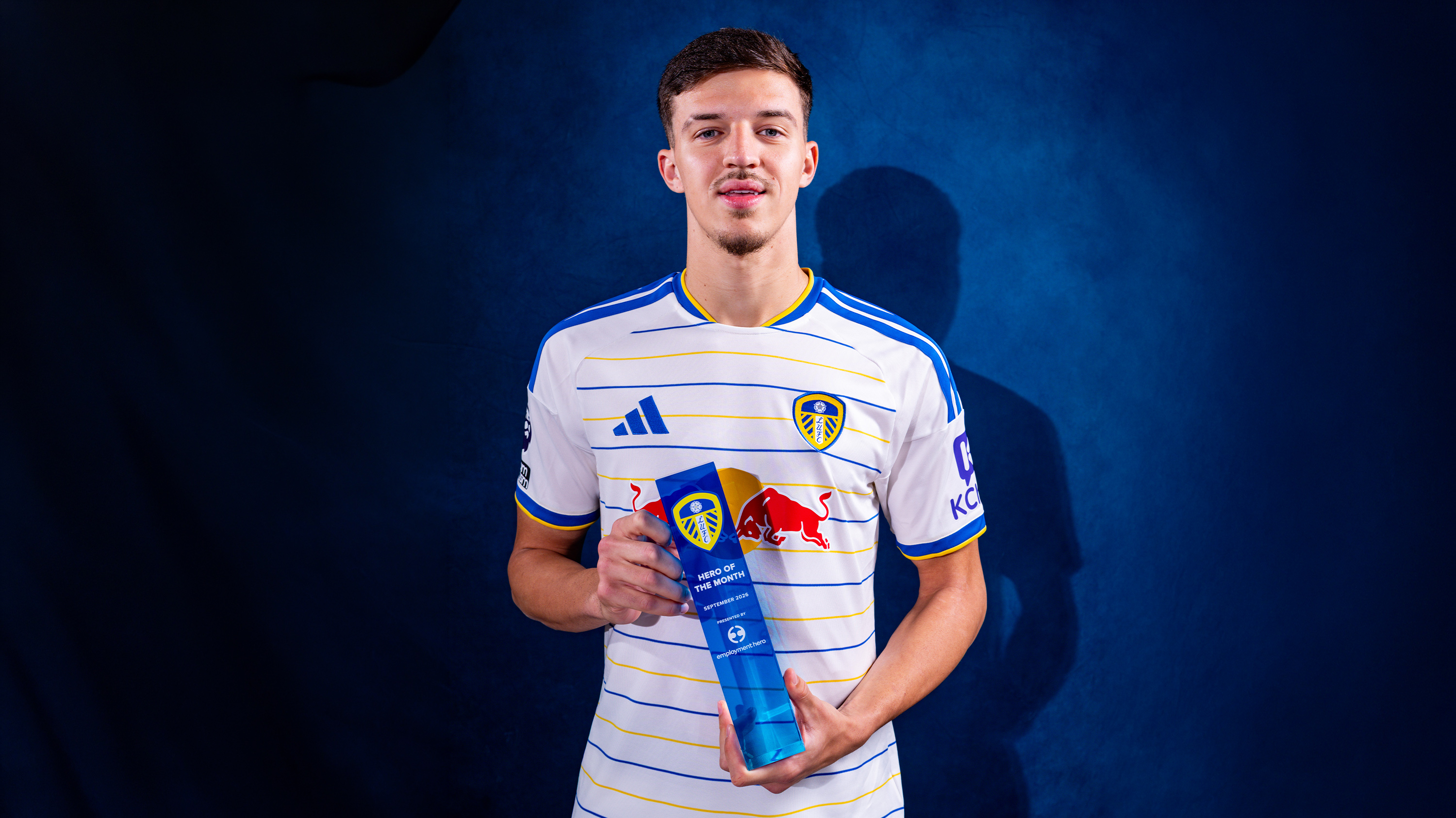 Tarik Muharemovic Player of the Month Sept 26 Holding award