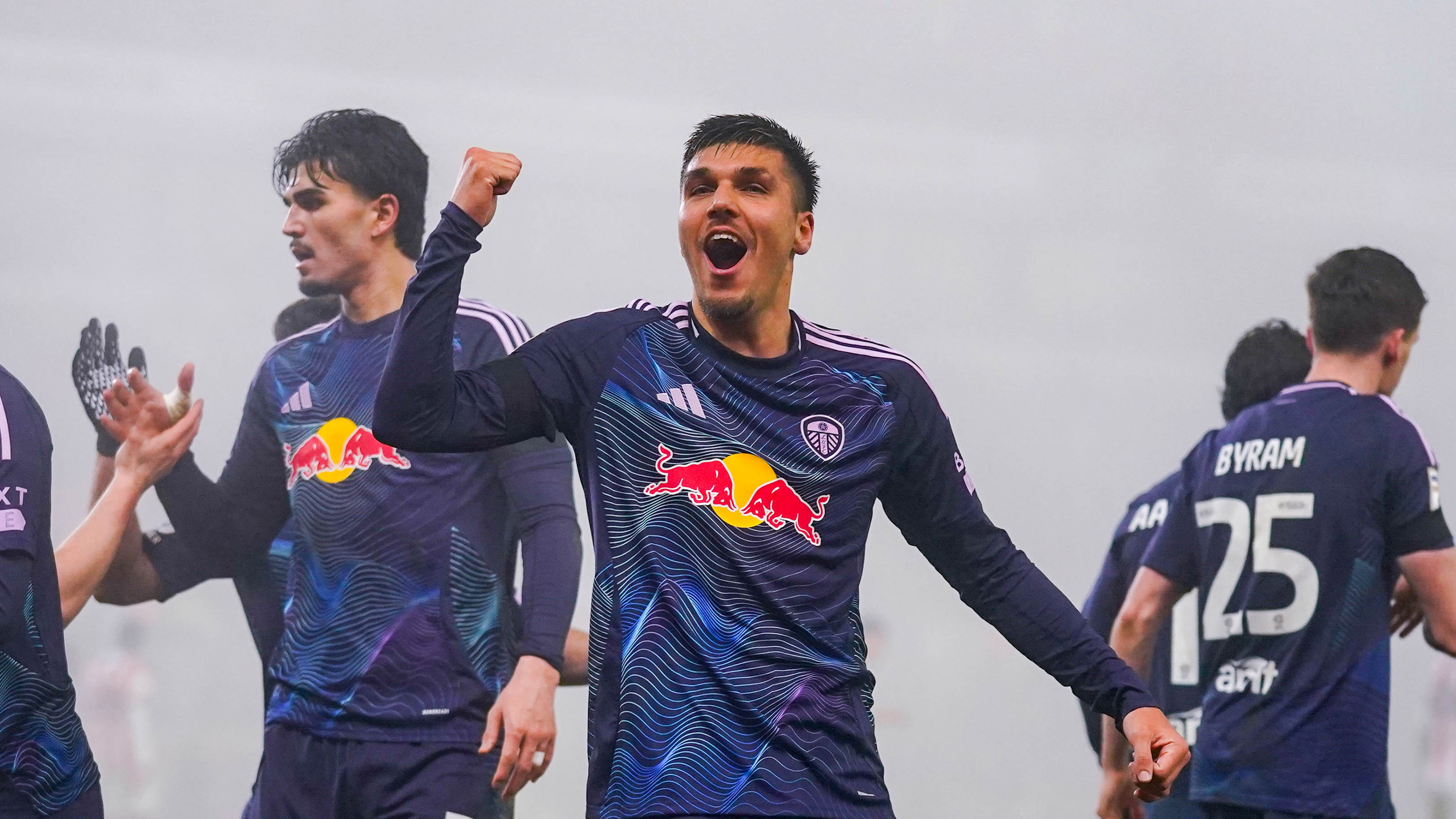 Joel Piroe Celebration Stoke