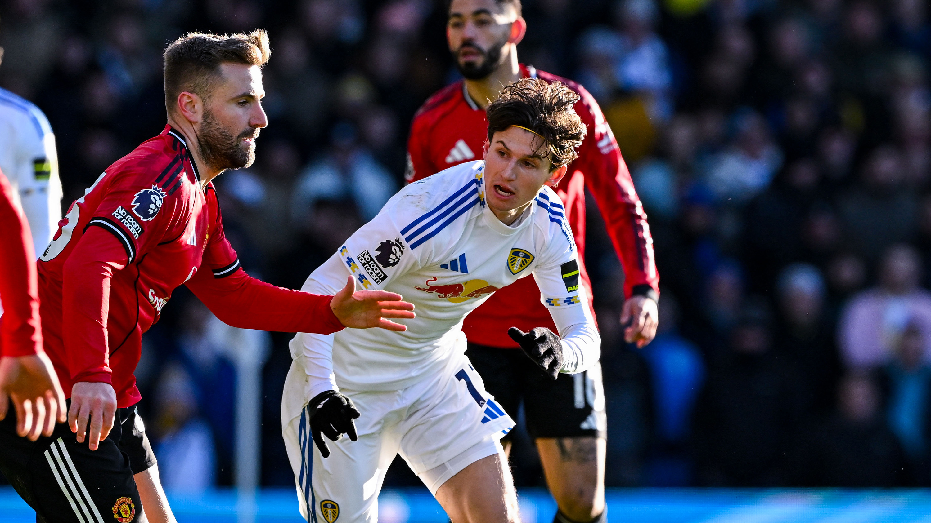 Brenden Aaronson Man Utd Running