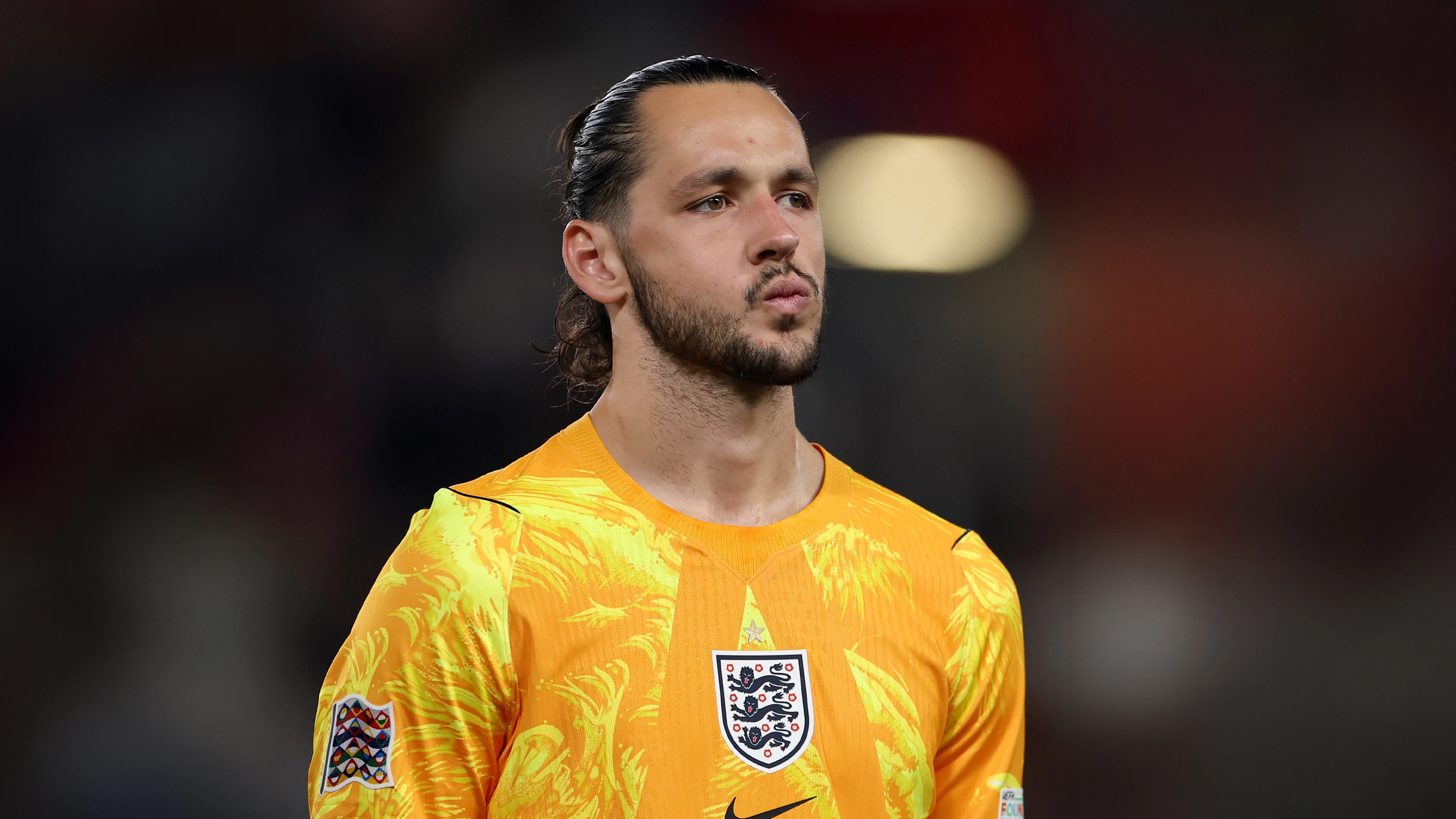 James Trafford England Czechia Sep 26 Lined up pre match