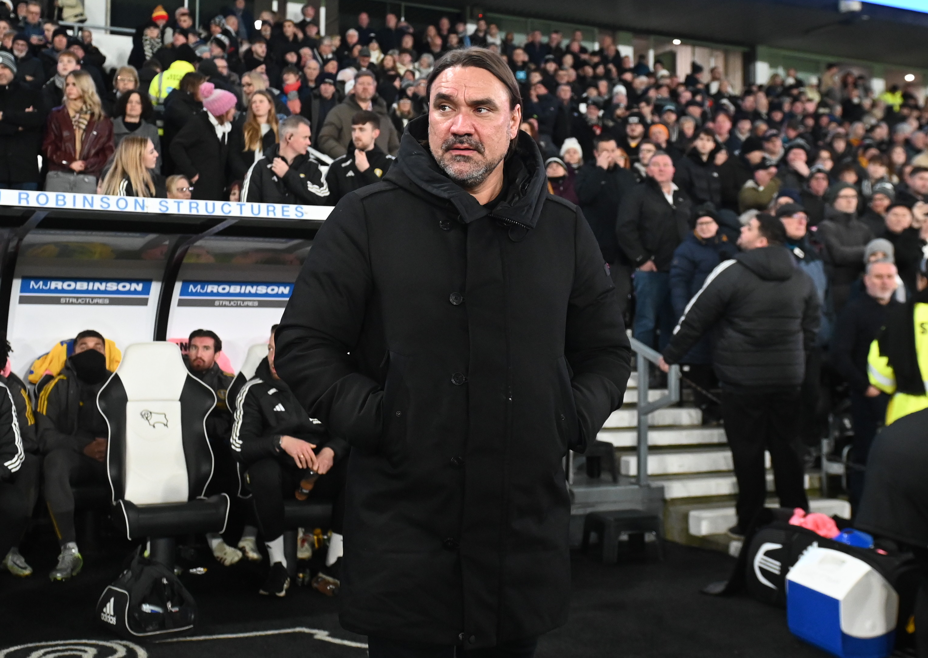 Daniel Farke at Pride Park