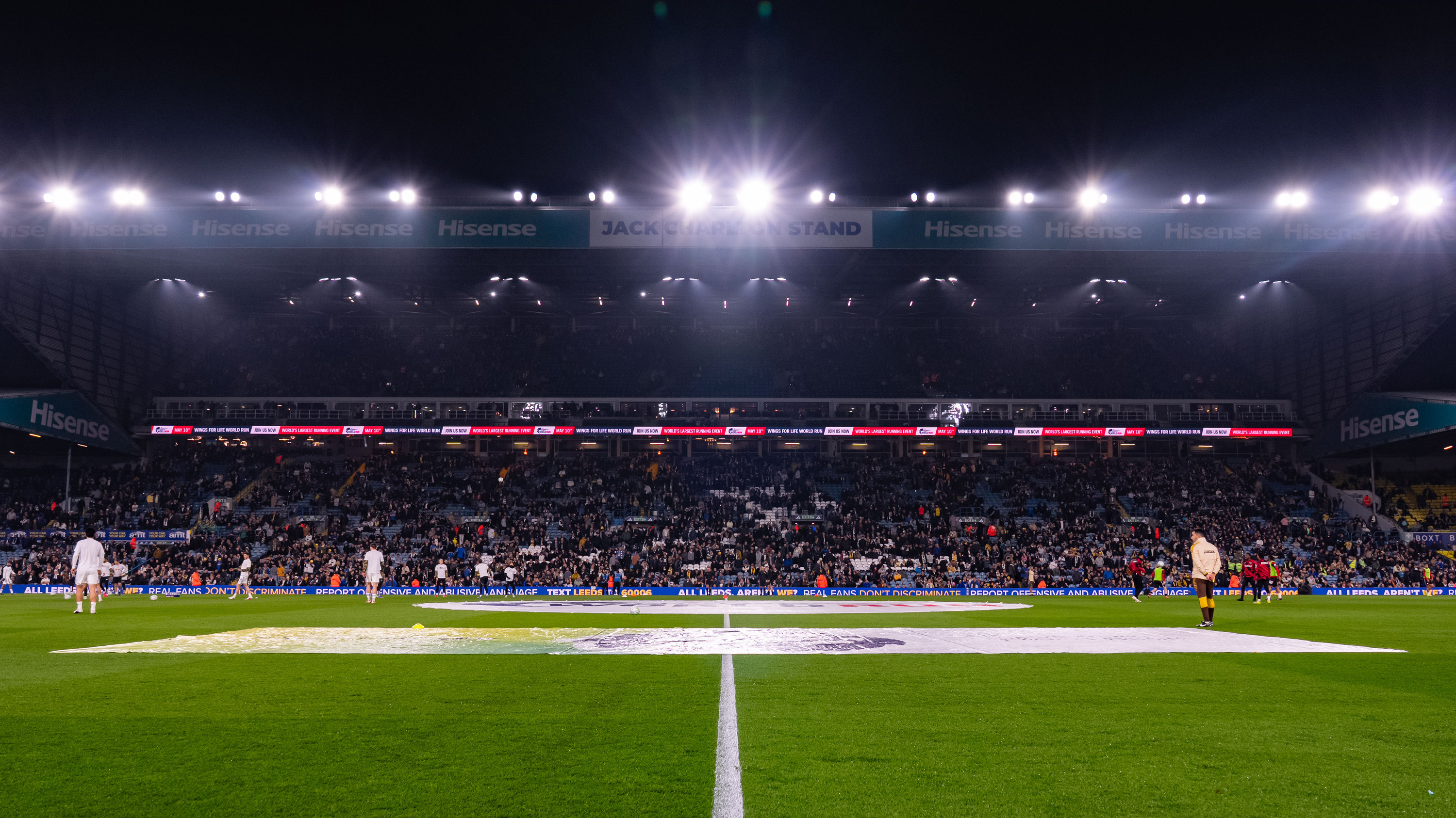 Elland Road night time