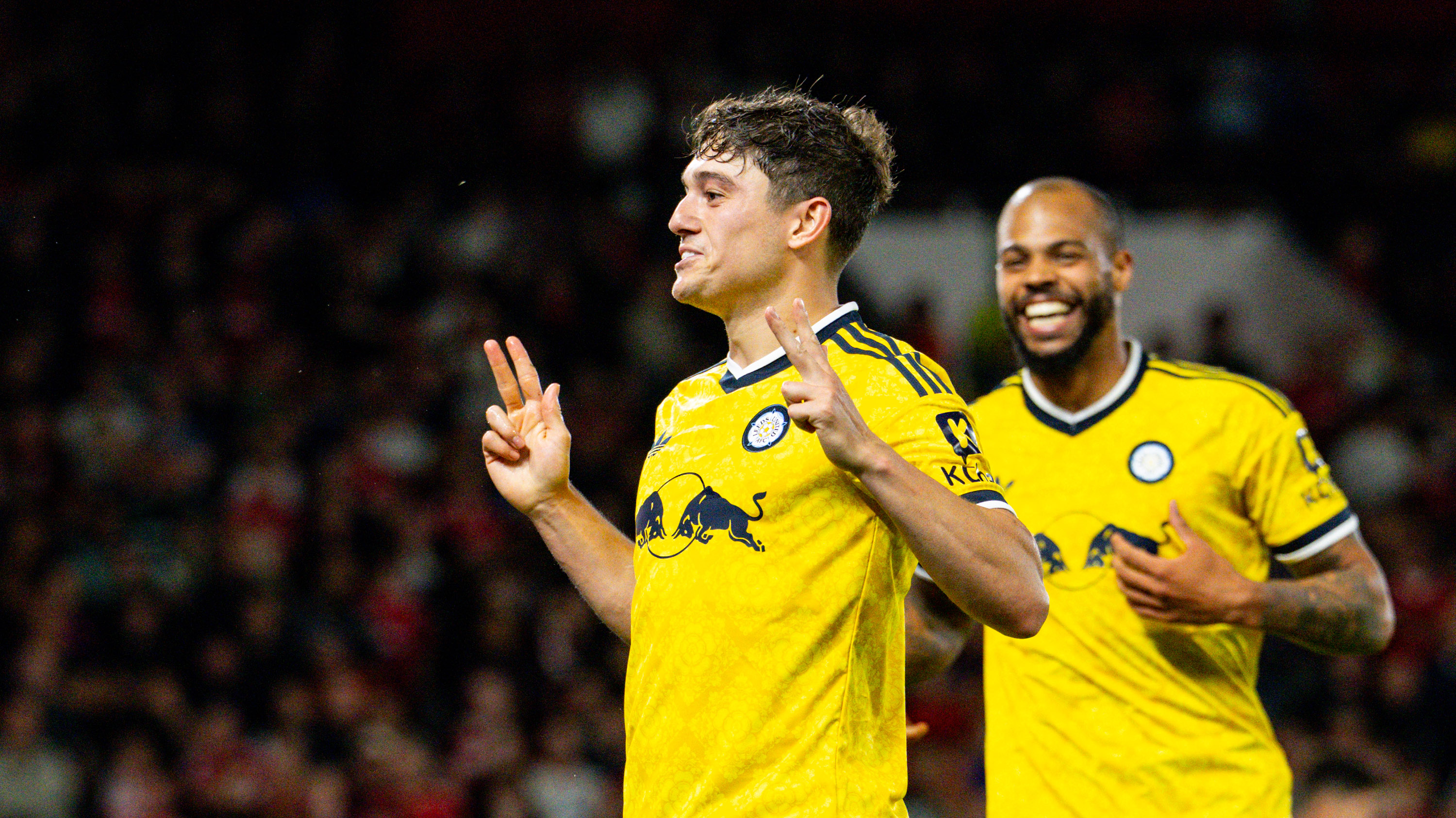 Dan James Nottingham Forest Aug 26 Celebrating goal