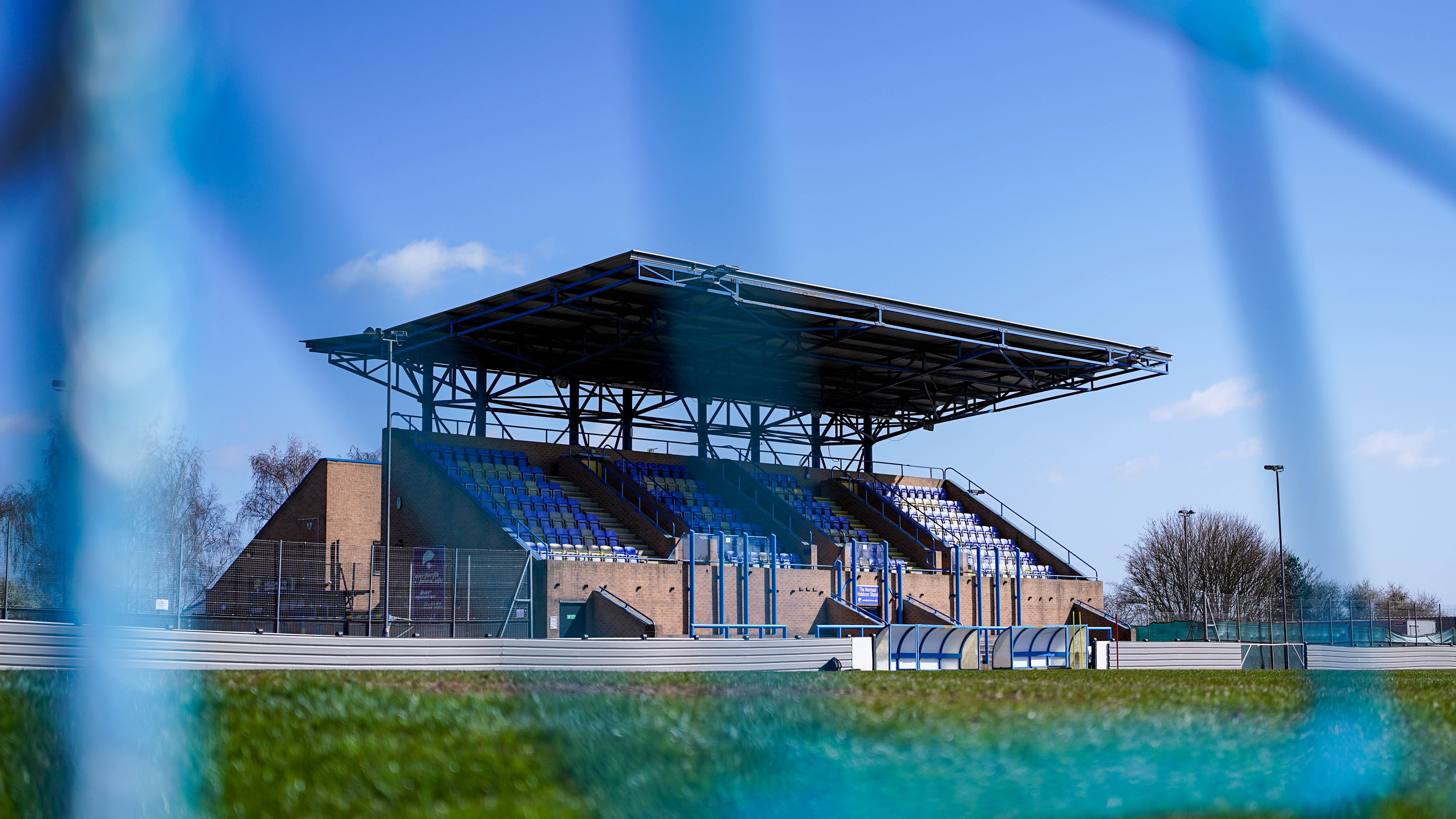 Garforth stand from goal