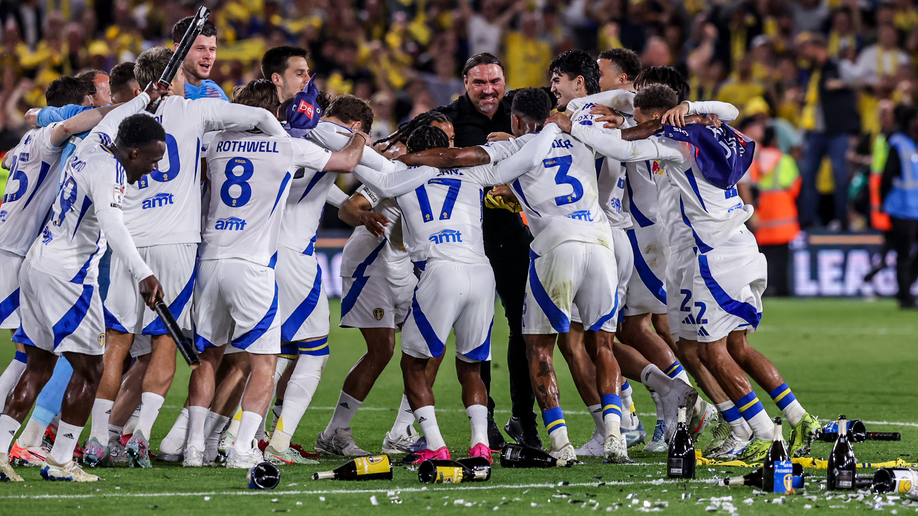 Daniel Farke Celebrations Bristol City