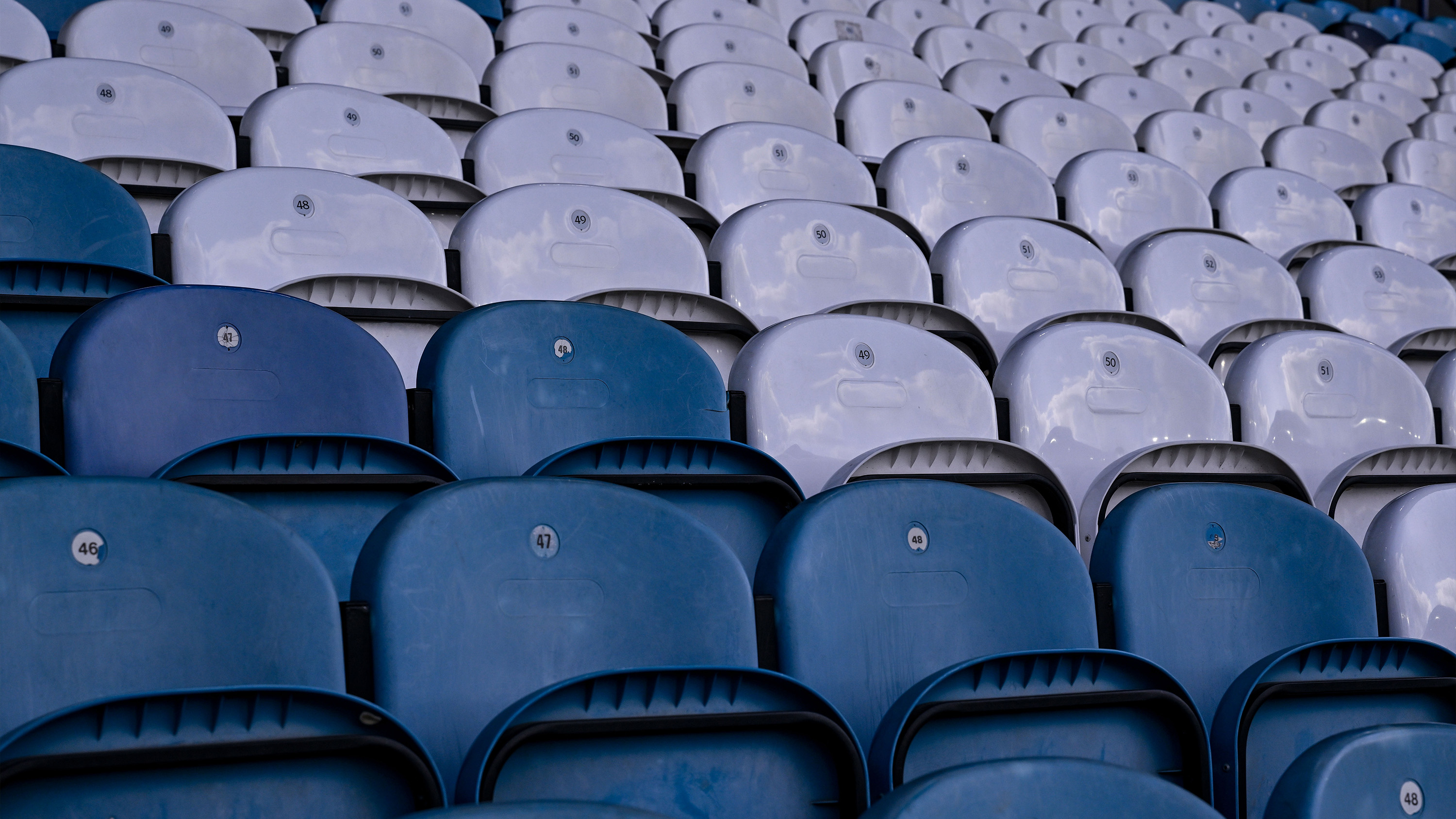 Empty Seats Elland Road Oct 14 Close Up