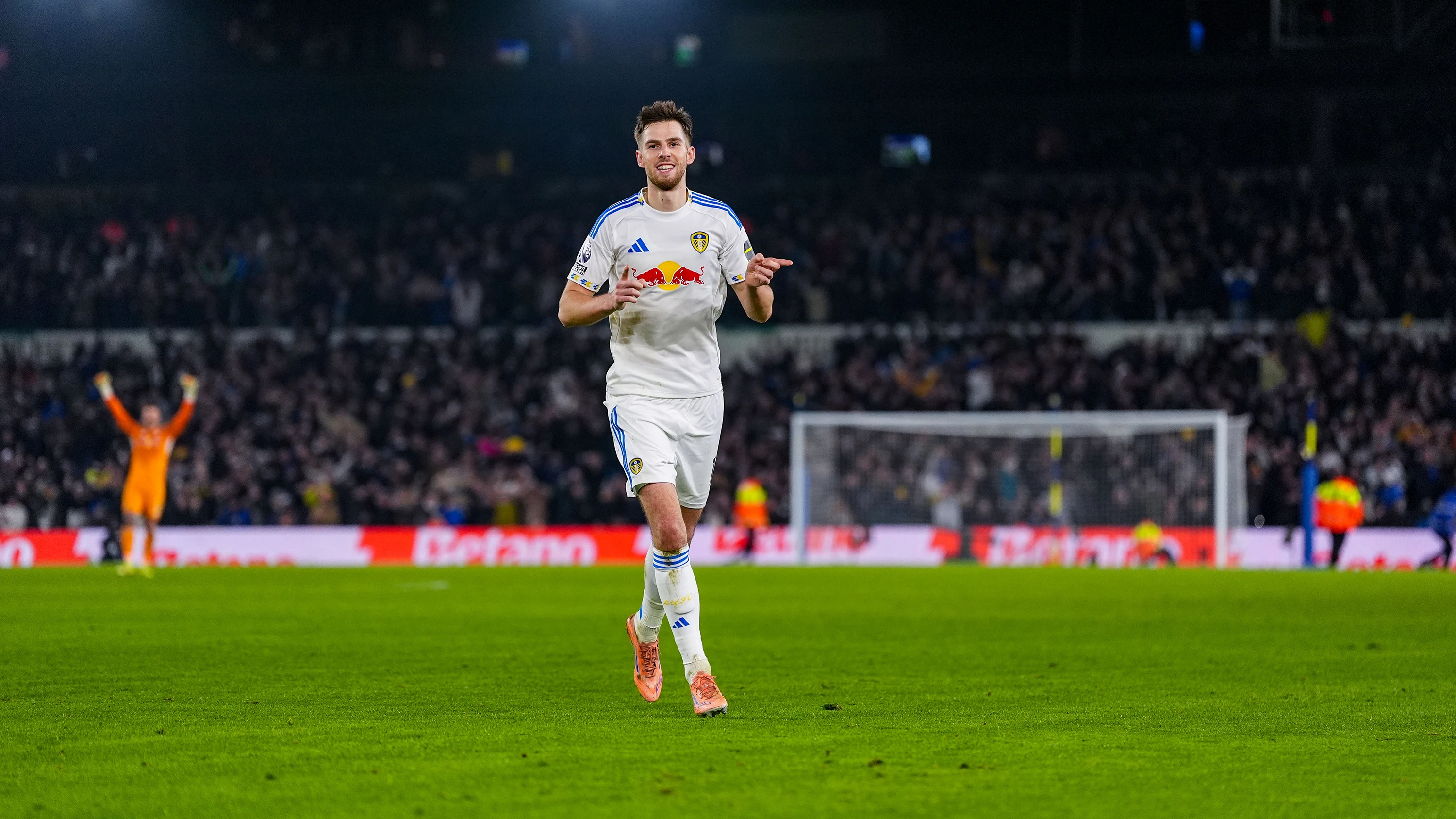 Anton Stach celebrating