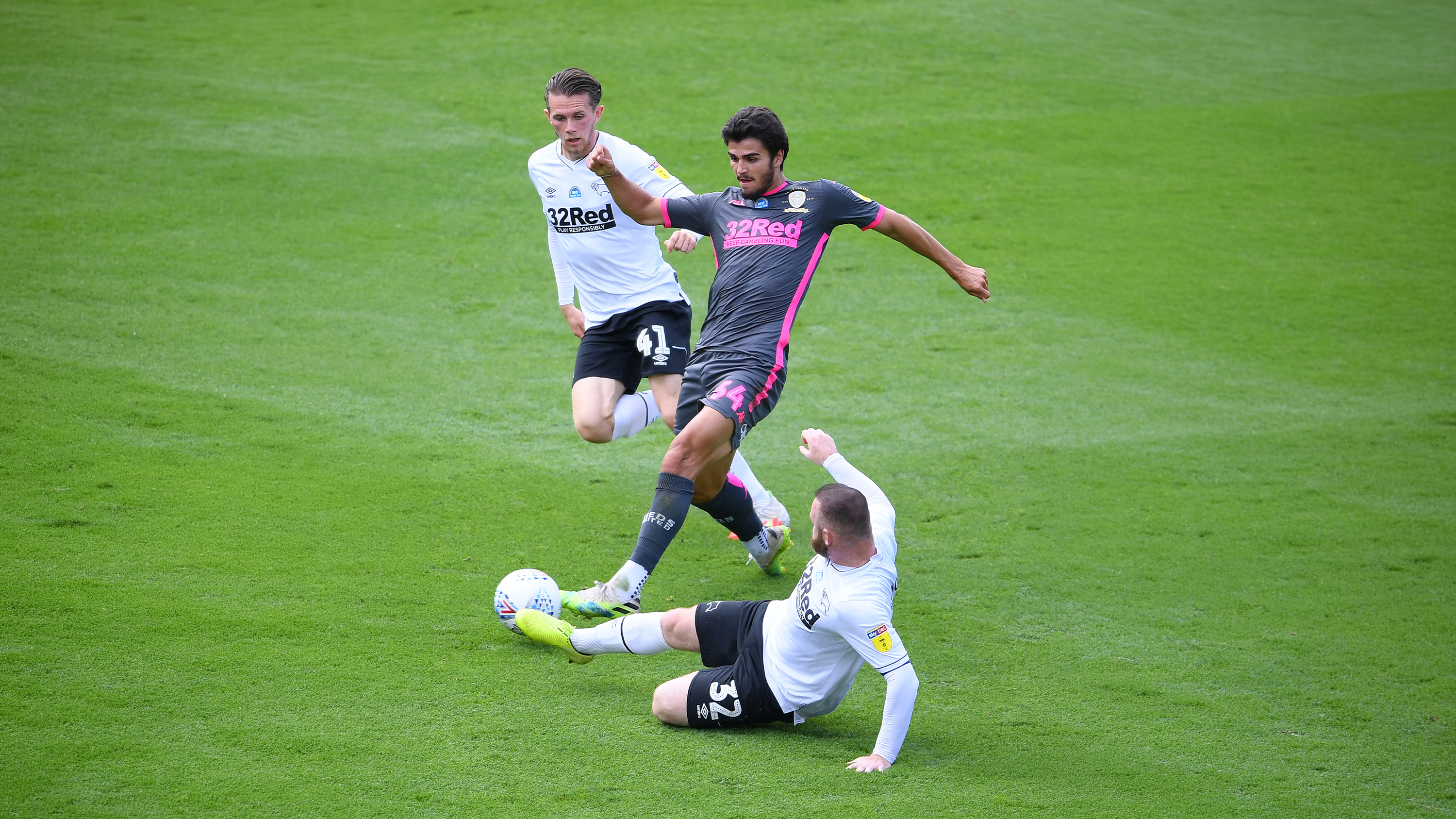 Pascal Struijk Derby County Jul 20 Challenging