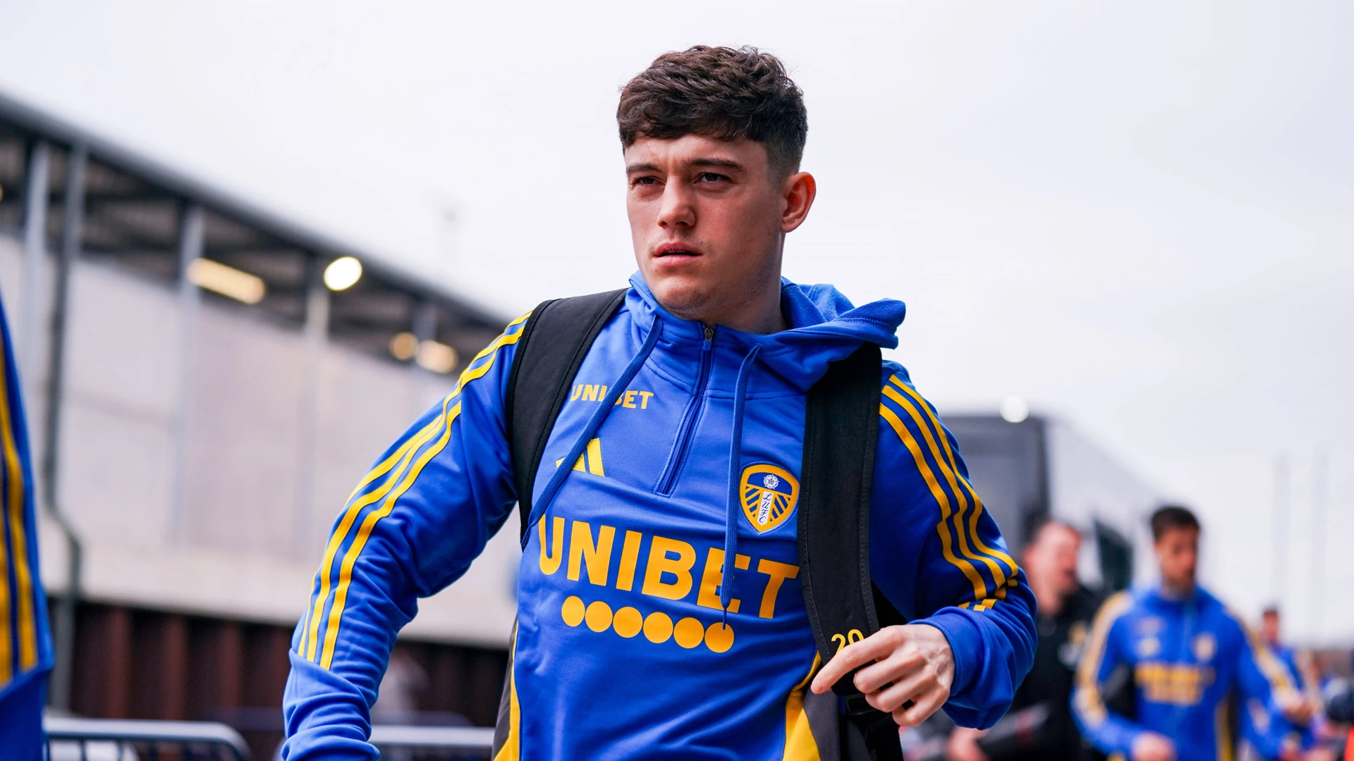 Dan James Cardiff arrival