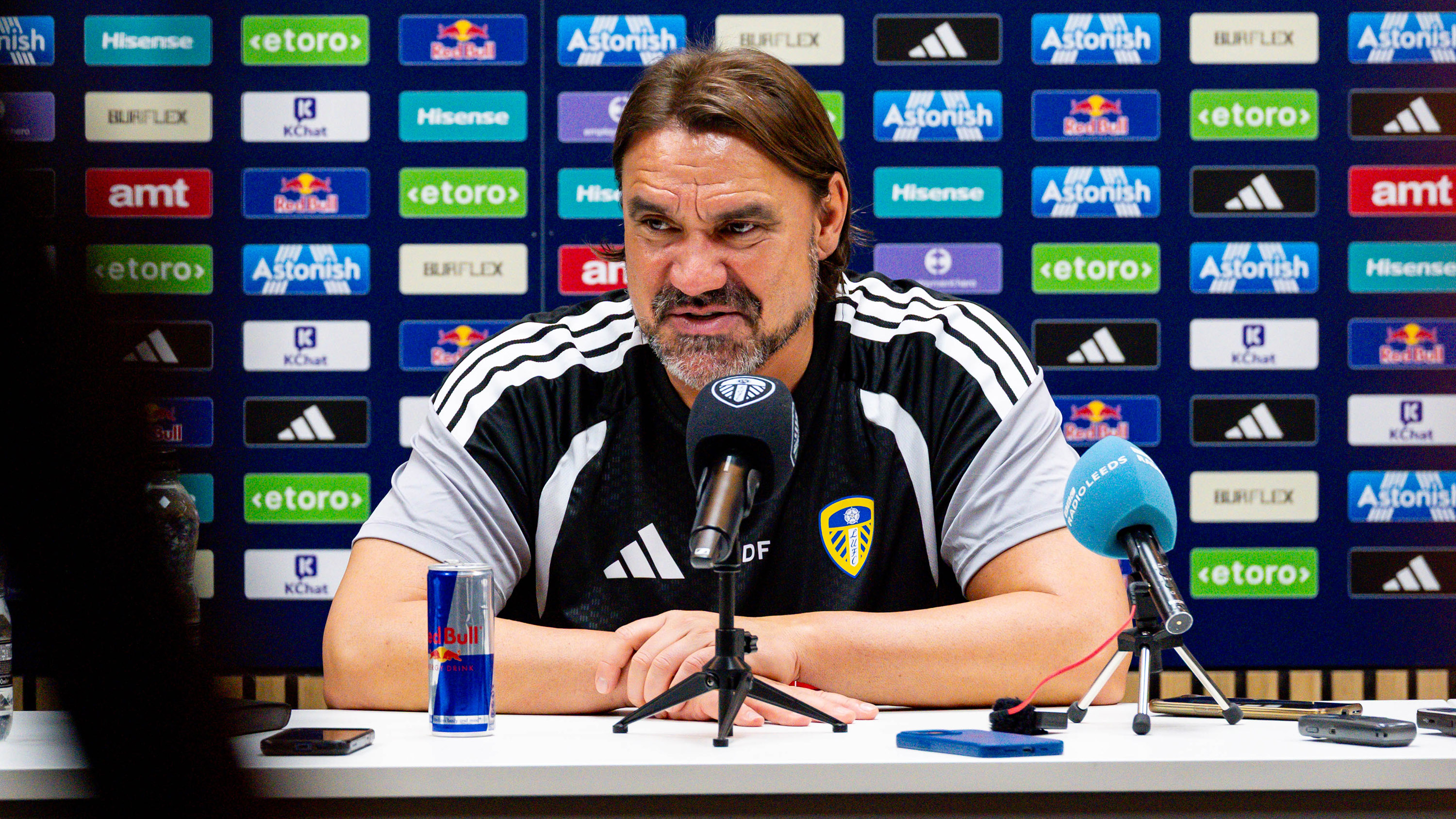Daniel Farke Press Conference Sep 26 Smiling talking