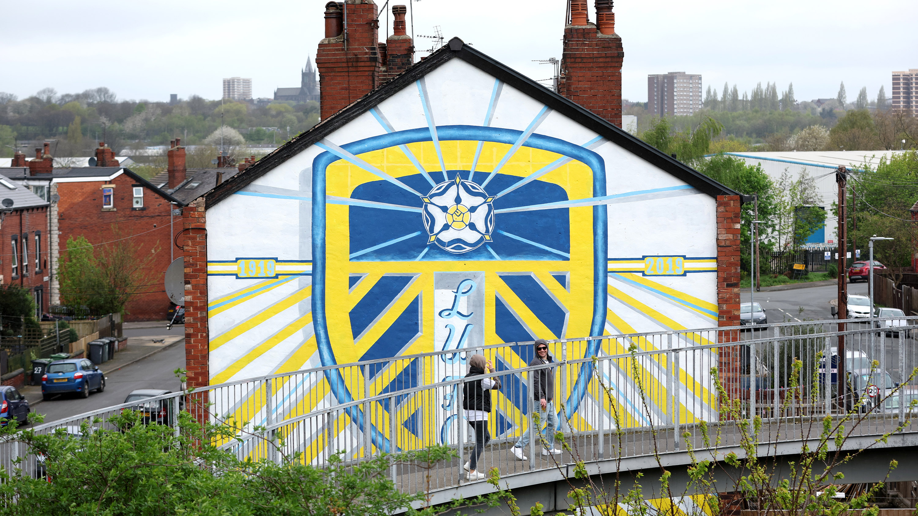 Leeds United Badge Mural