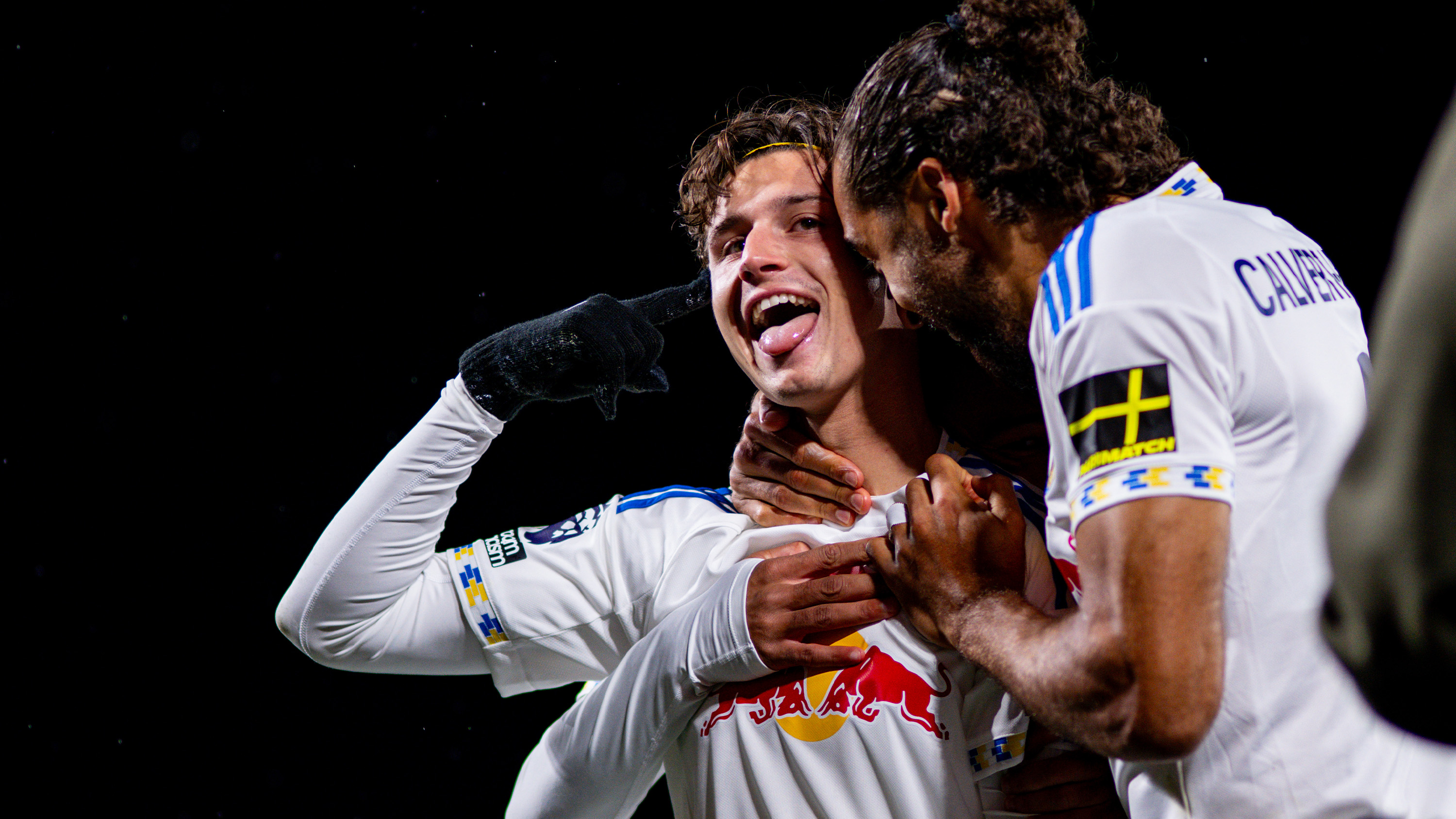 Brenden Aaronson West Ham Celebrating