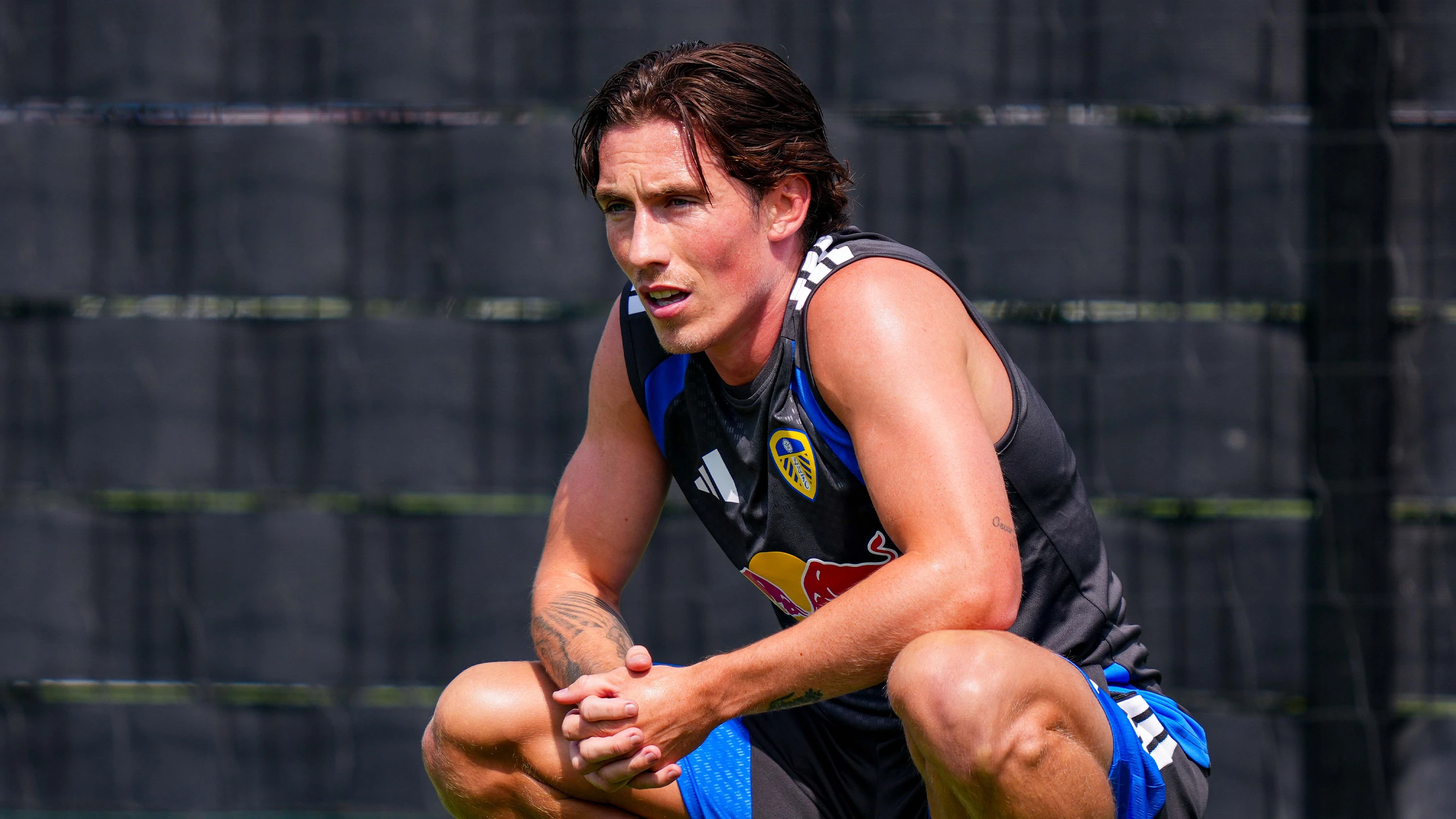 Harry Wilson Thorp Arch Training Jul 26 Crouching