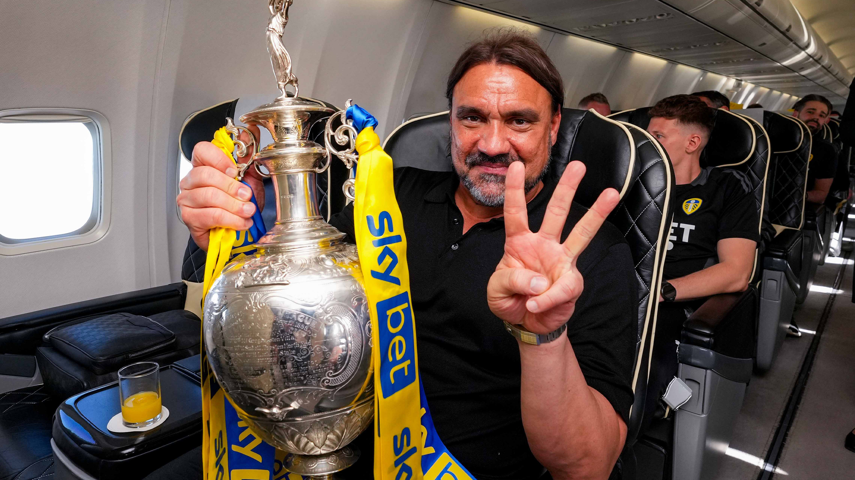 Daniel Farke Trophy Airplane