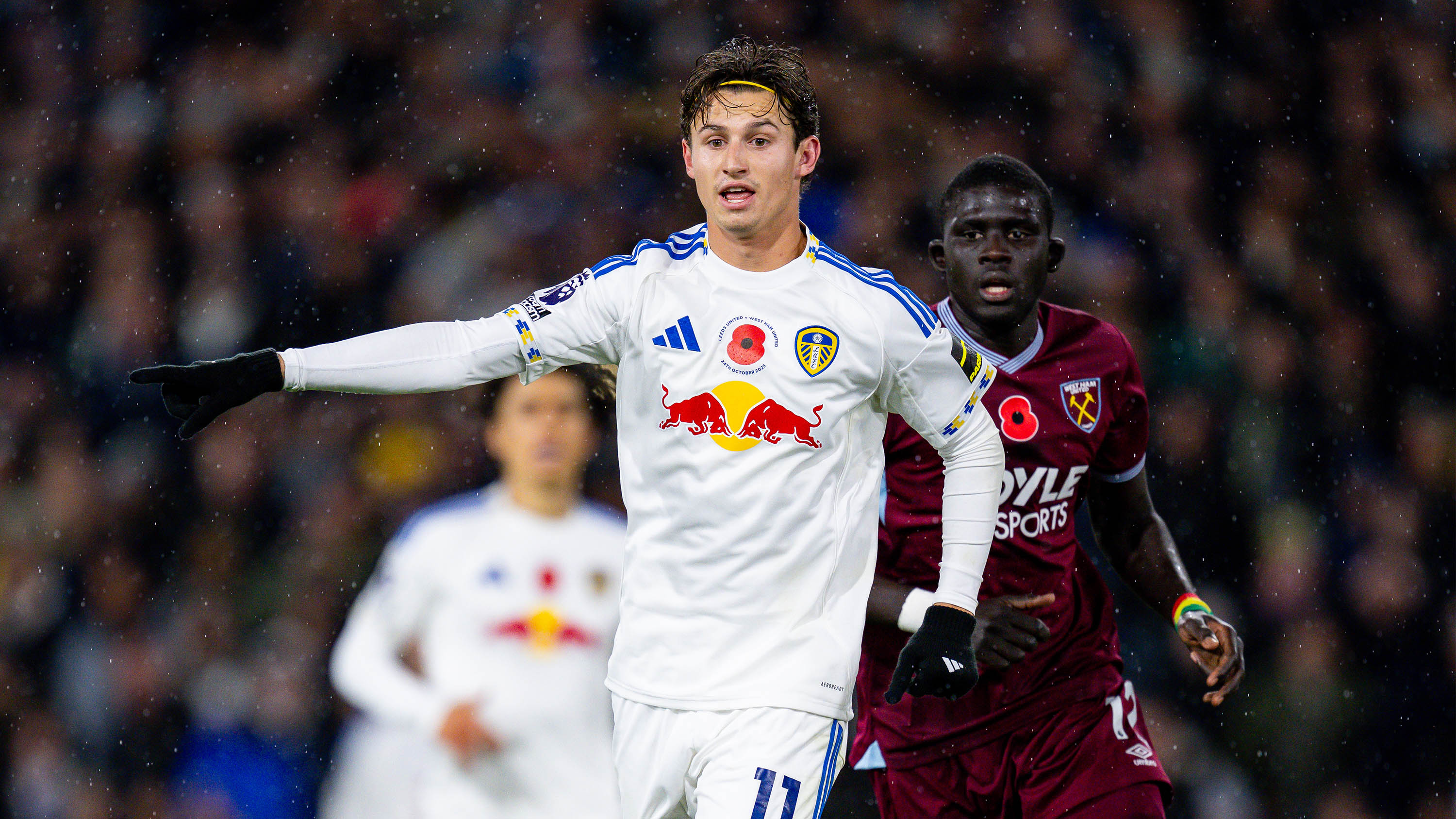 Brenden Aaronson West Ham Poppy Shirt