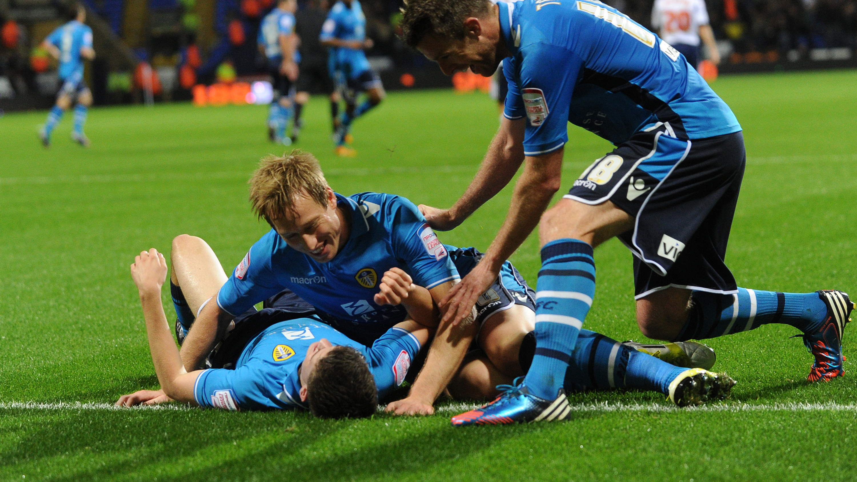Sam Byram Bolton Oct 12 First League Goal Celebration
