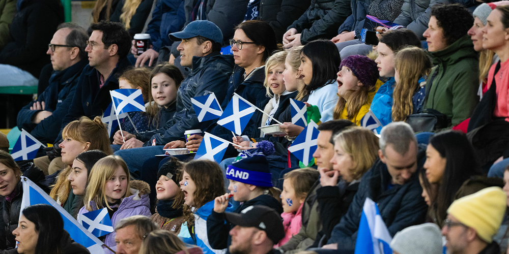 SWNT Fans at Easter Road