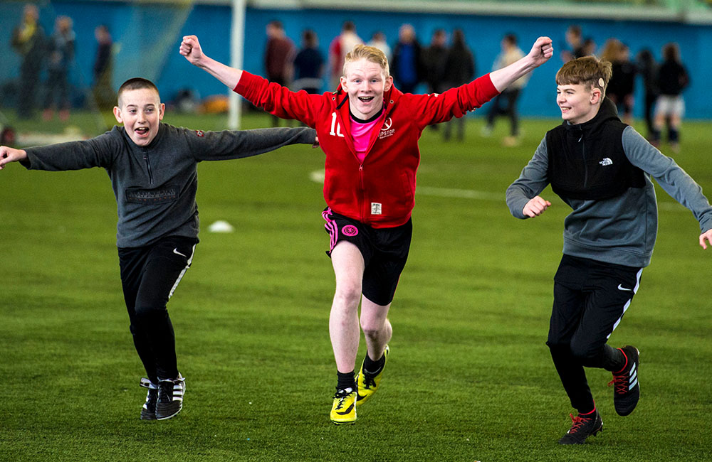 Image: Cashback for Communities volunteers coach at Deaf Football Festival [Migrated]