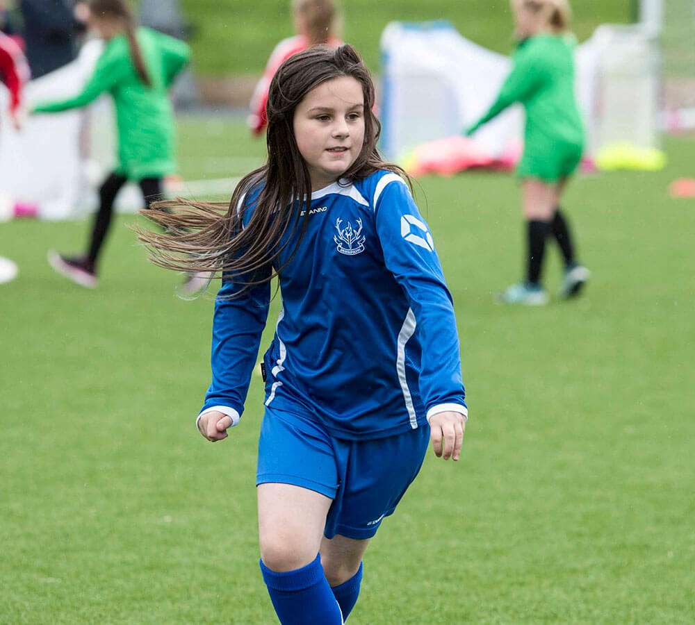 Image: Girls' and women's football options.