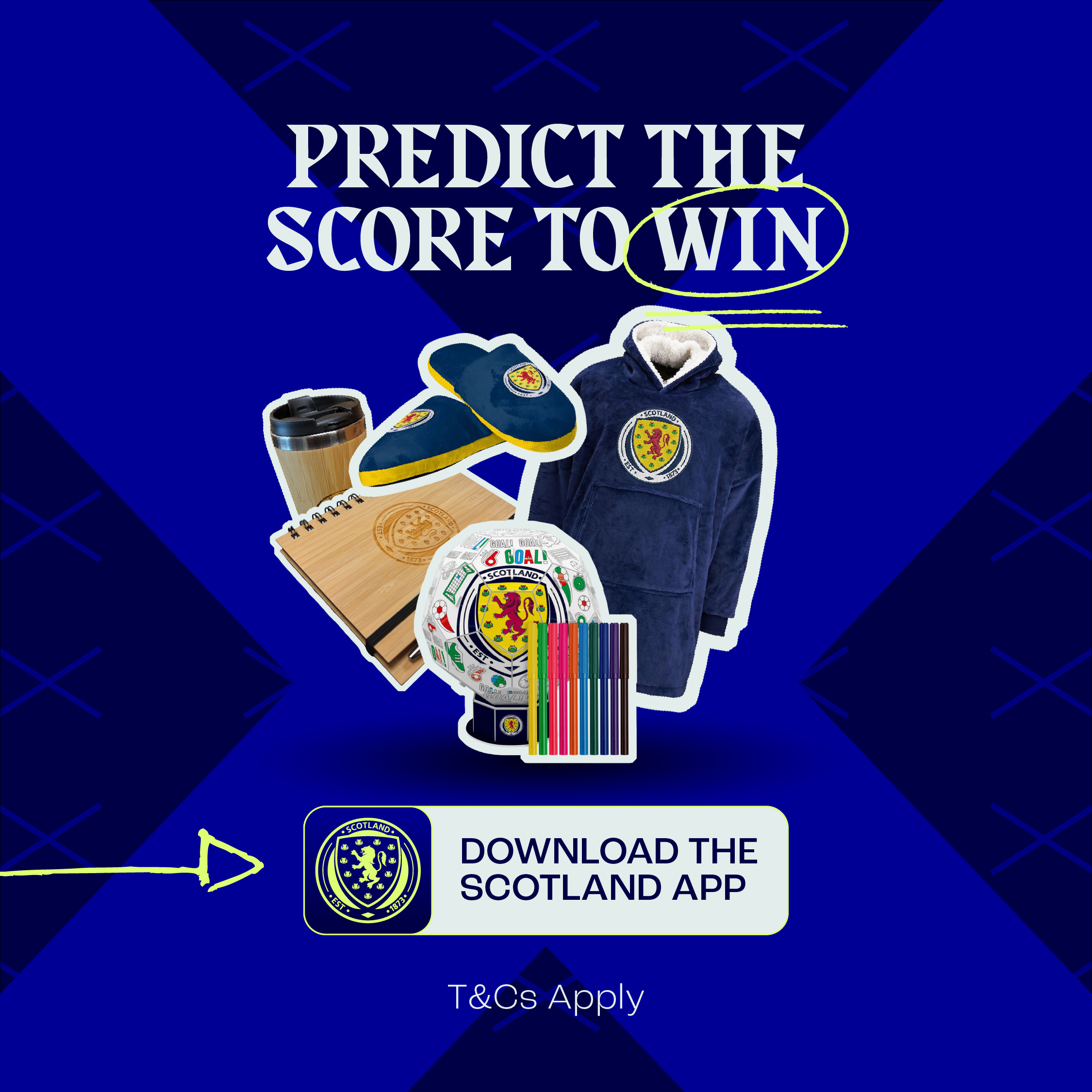 Scotland Merch Bundle Score Predictor Prize 1x1