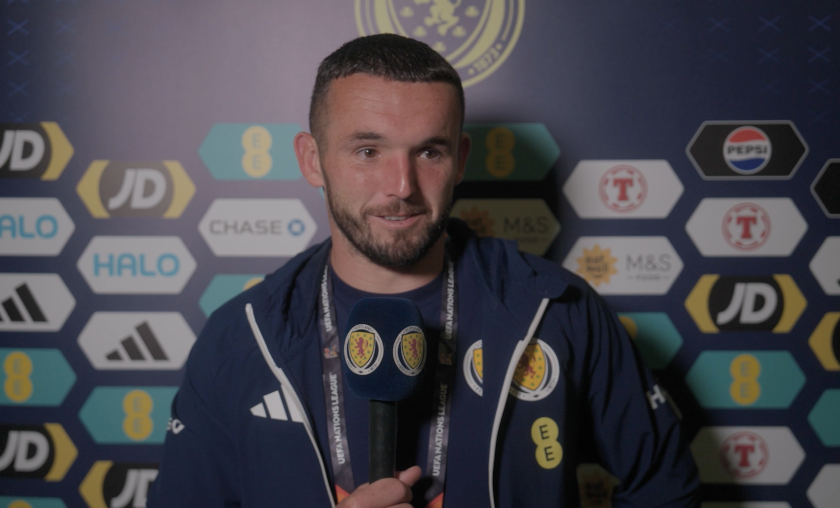 John McGinn Slovenia Post-Match