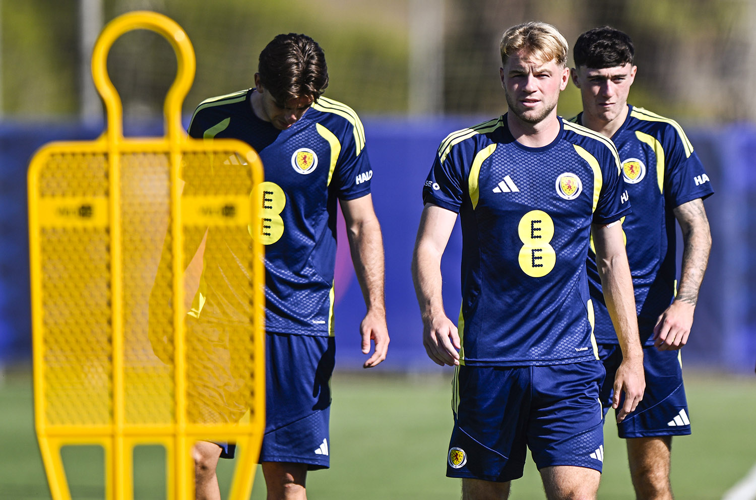 Scotland's Stephen Welsh trains in La Manga