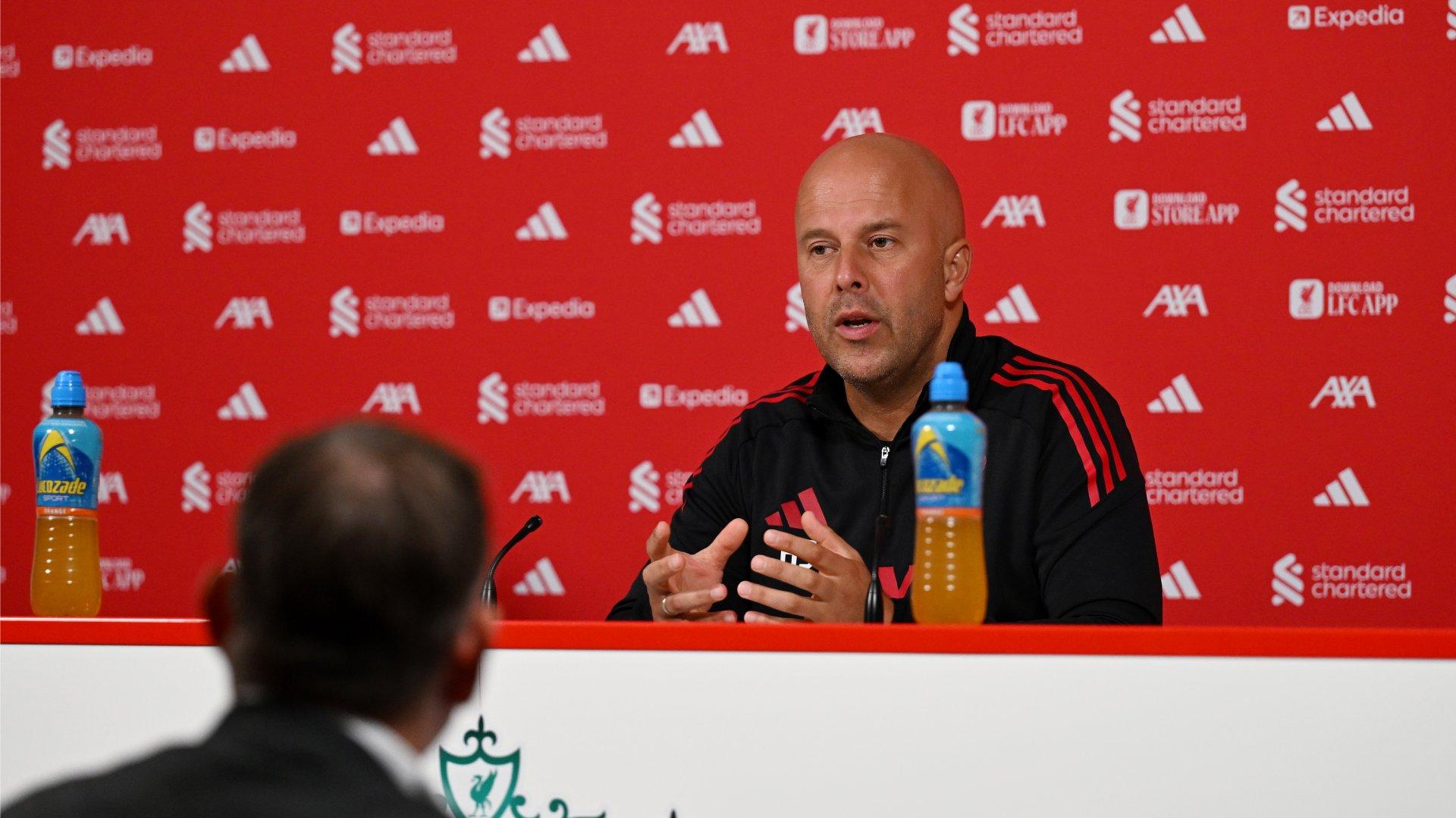 Friday: Watch Arne Slot's pre-Tottenham press conference live
